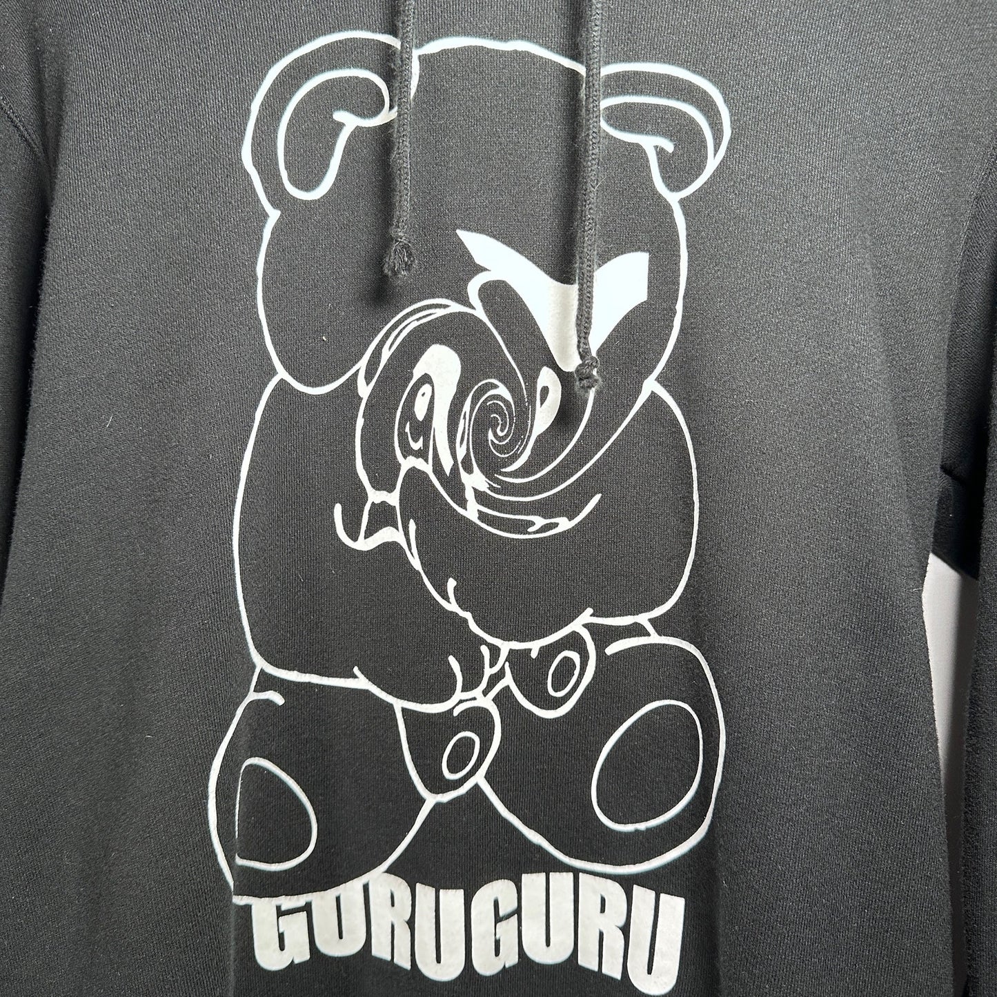 Undercover Black Warped GuruGuru Bear Hoodie