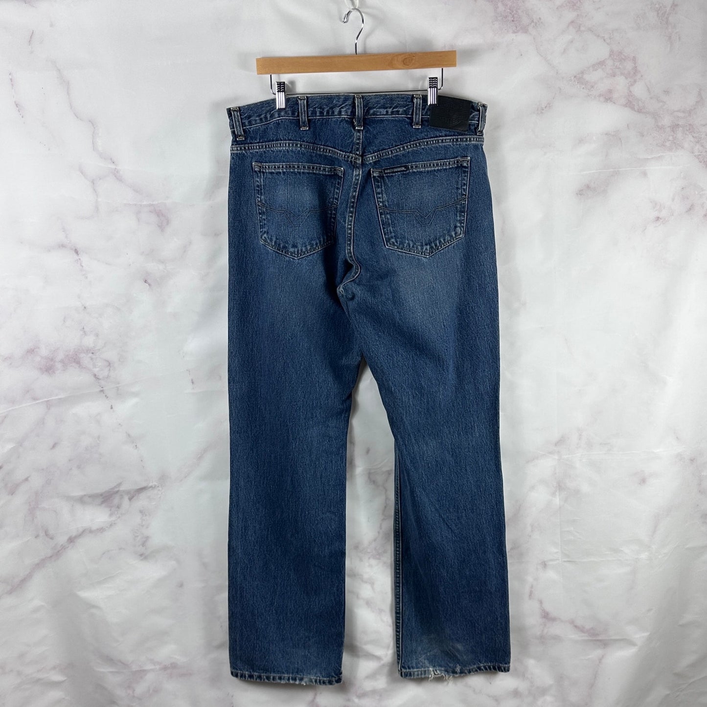 Vintage Harley Davidson Straight Blue Denim