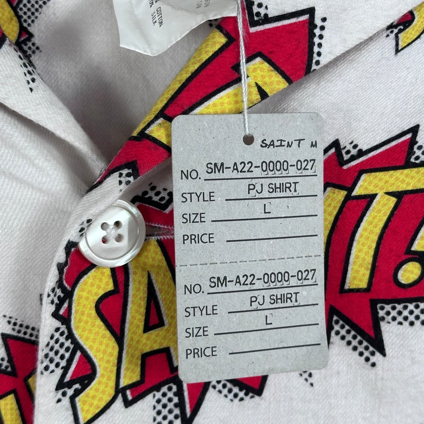 Saint Michael A/W22 POW Comic Button-Up Shirt