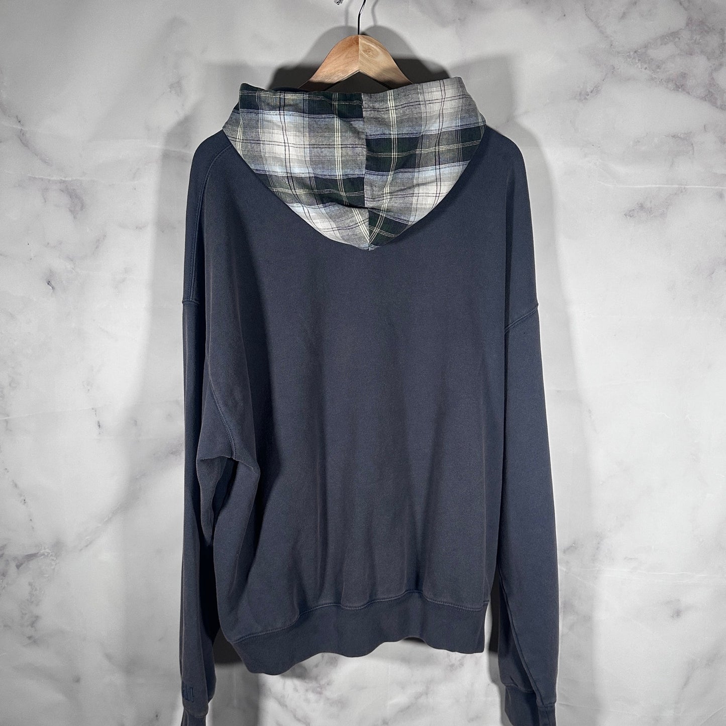 Malbon x Gap Heavyweight French Terry Blue Logo Hoodie