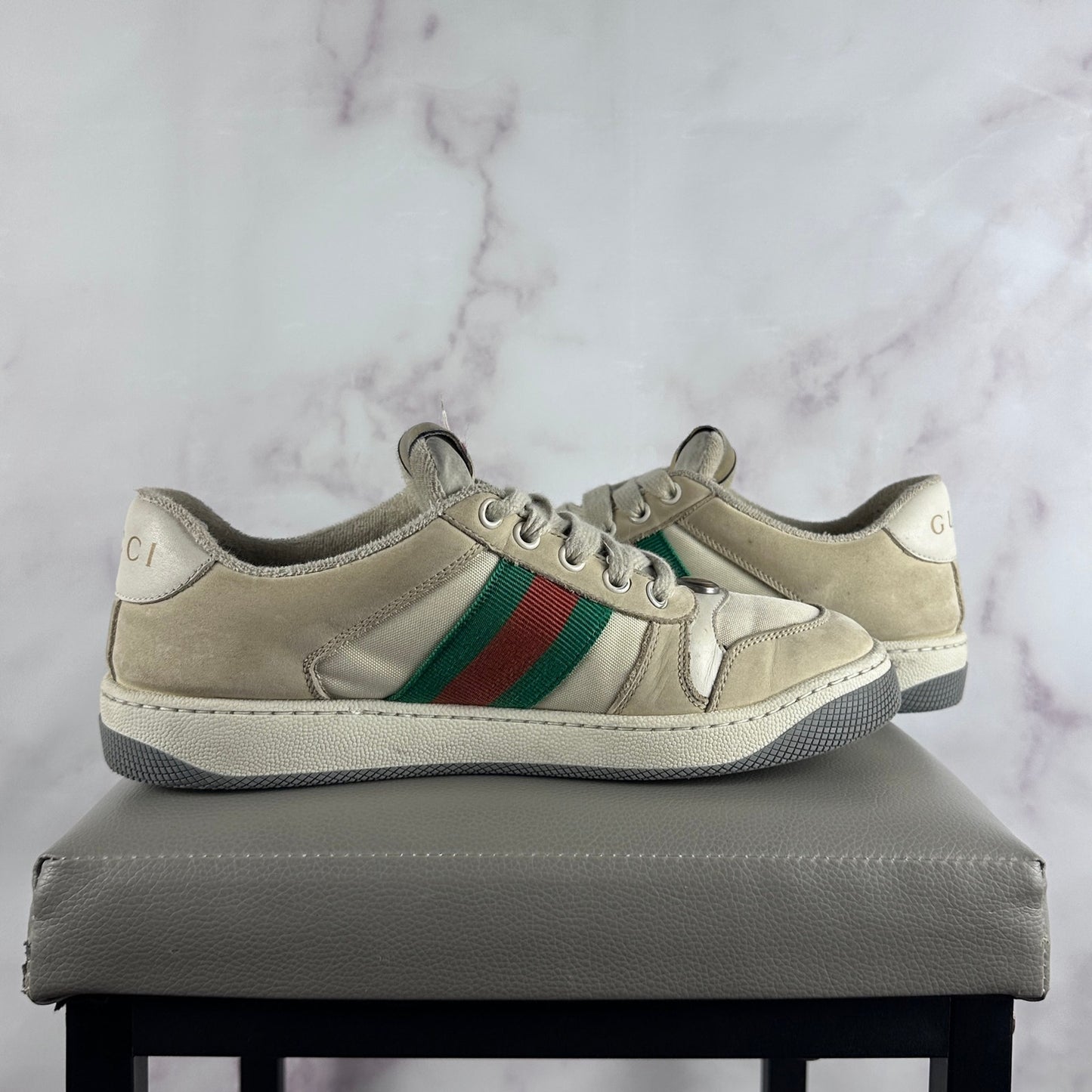 Gucci Screener Low Cream