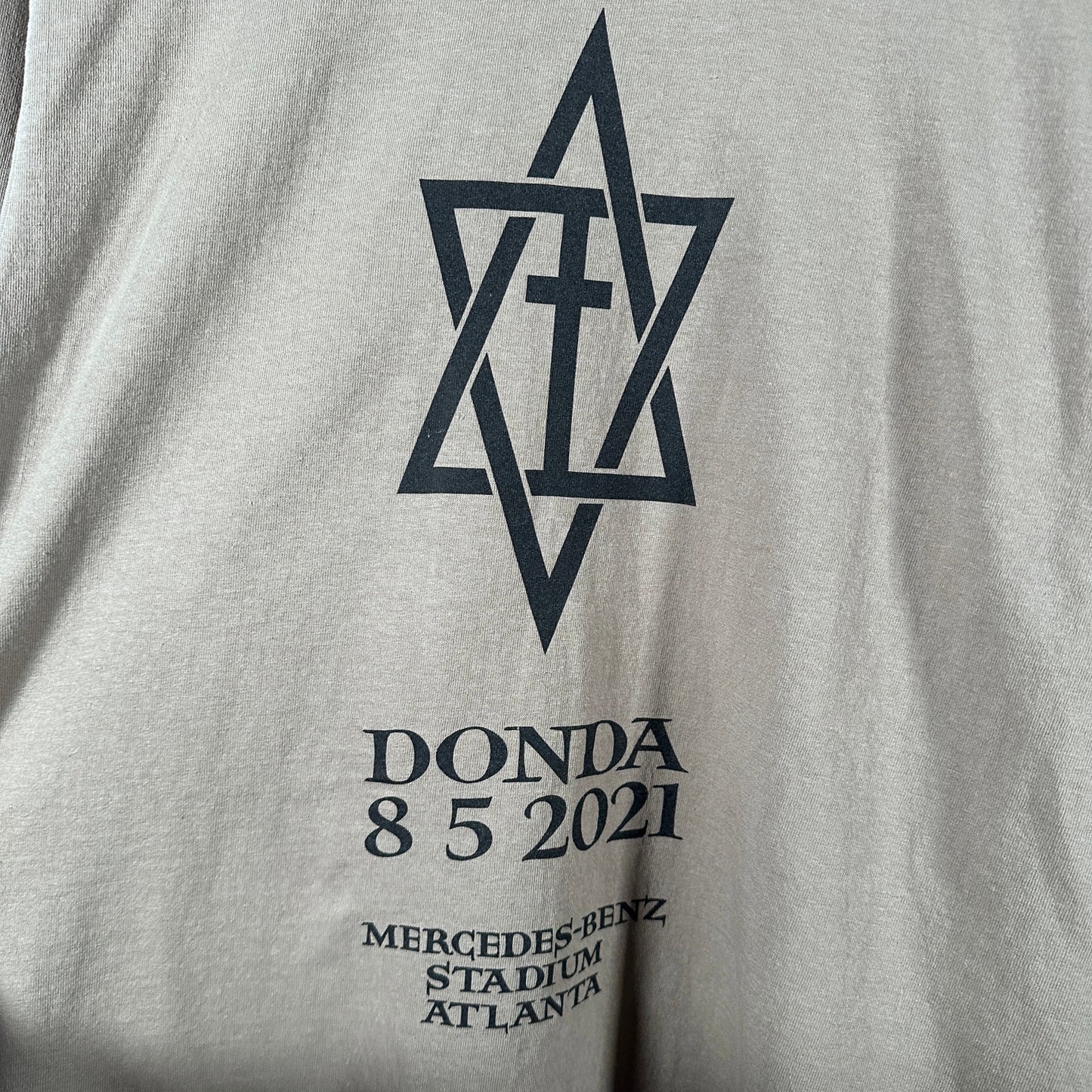 Kanye West SAMPLE Donda Listening Party 2 Tan Longsleeve