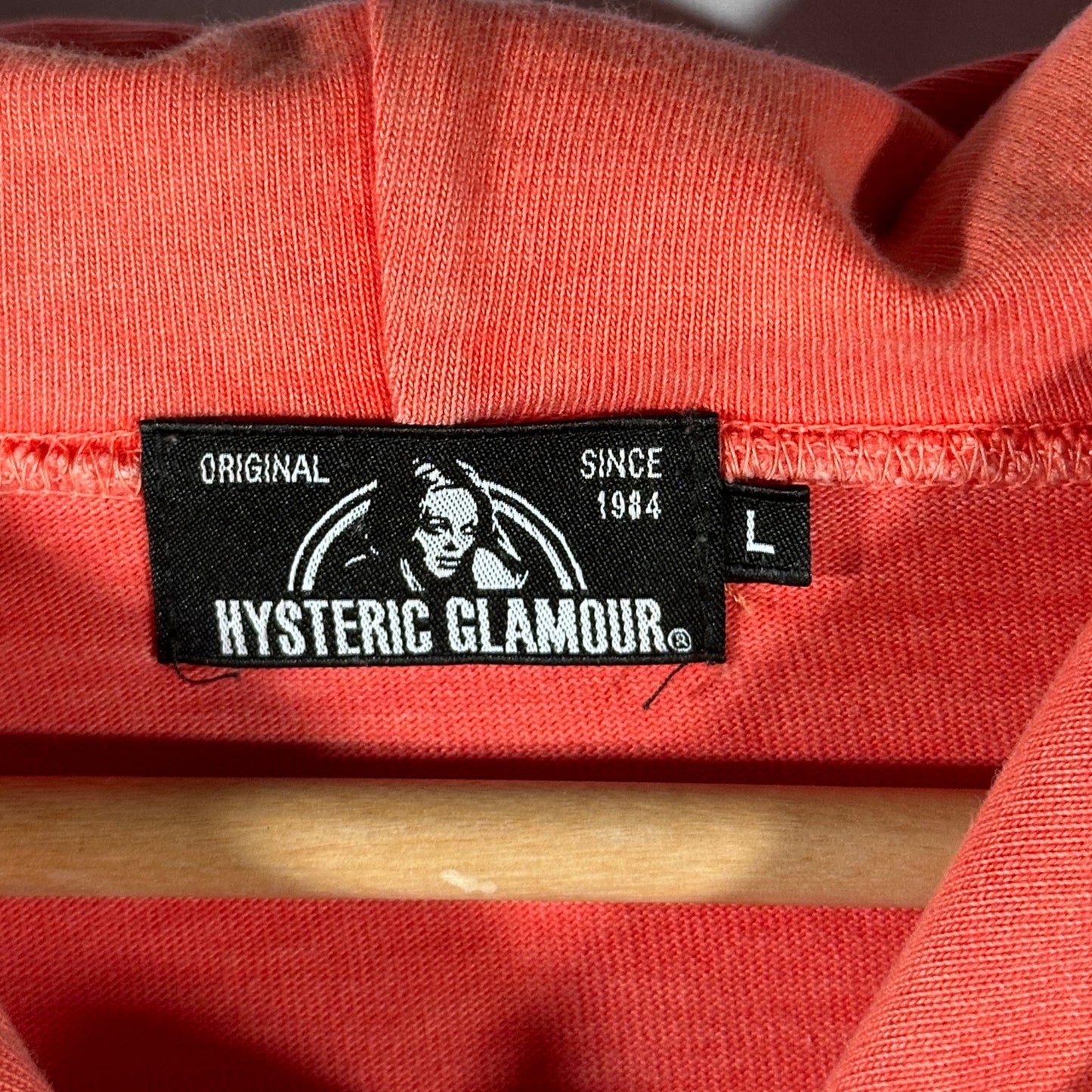 Hysteric Glamour Orange Raiders Hoodie