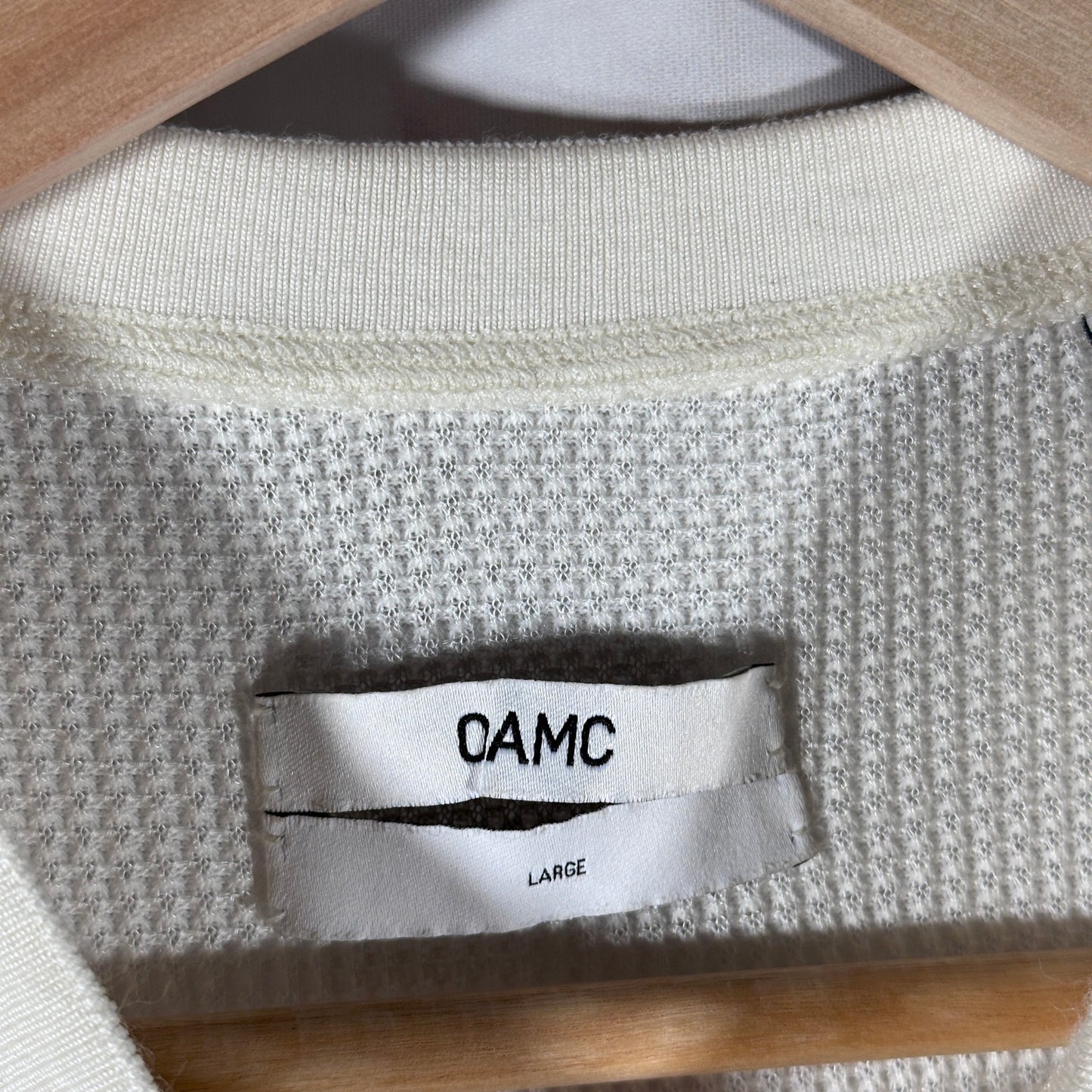 OAMC Cream Waffle Tee