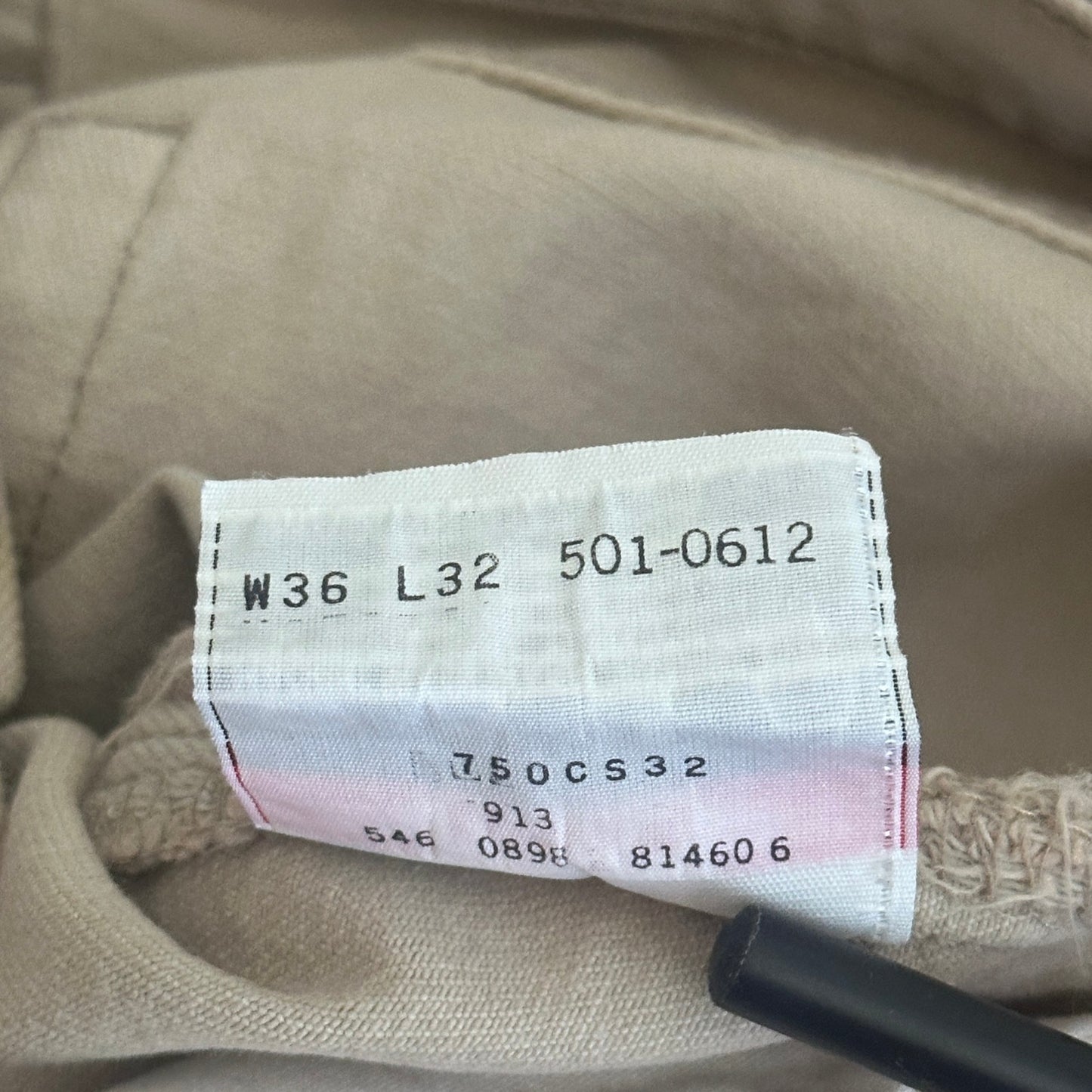 Vintage Levi’s 501 Beige Denim