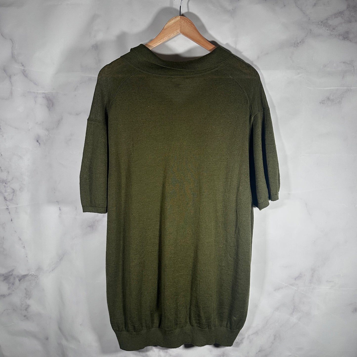 Todd Snyder Forest Green Pique Polo