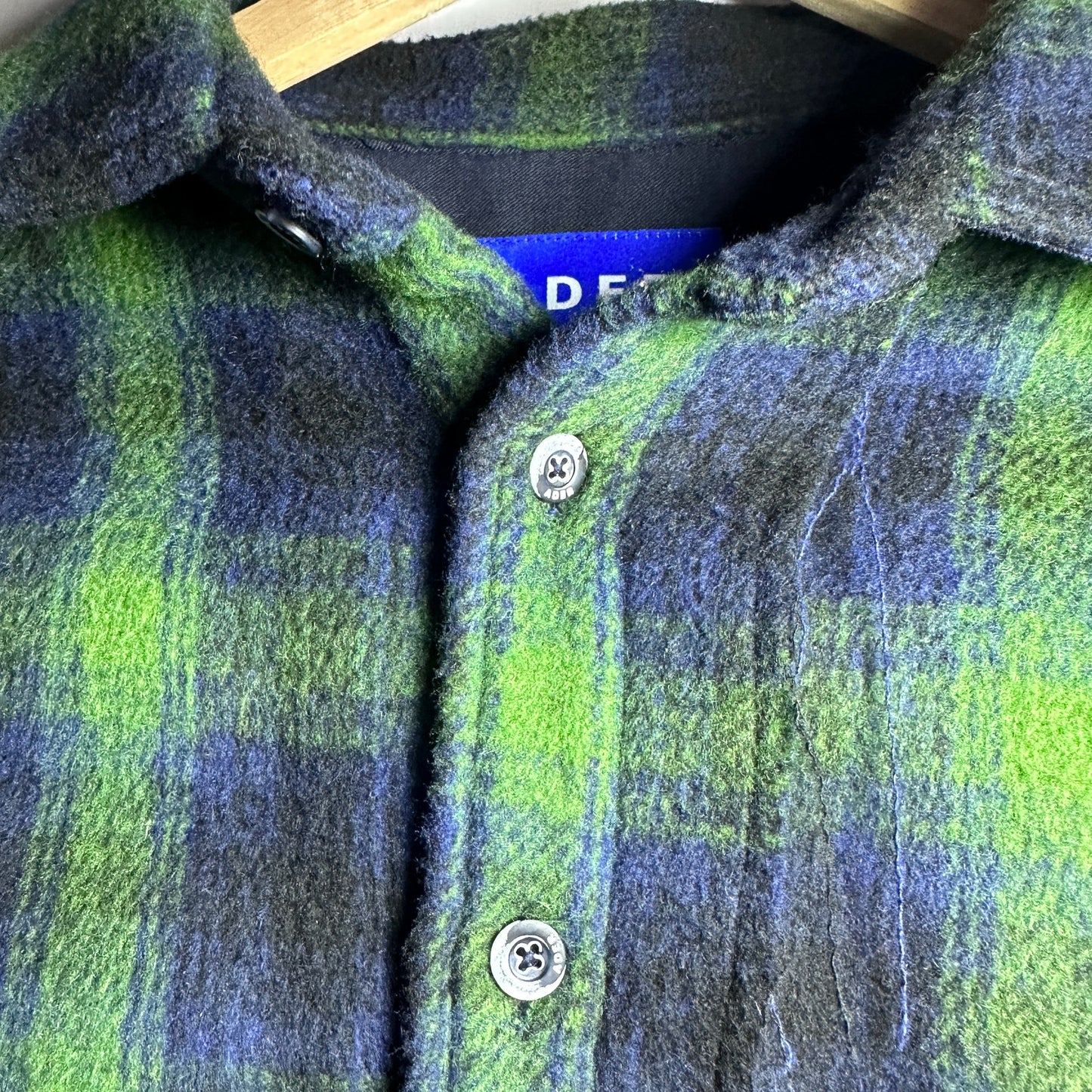 Ader Error Swall Plaid Shirt