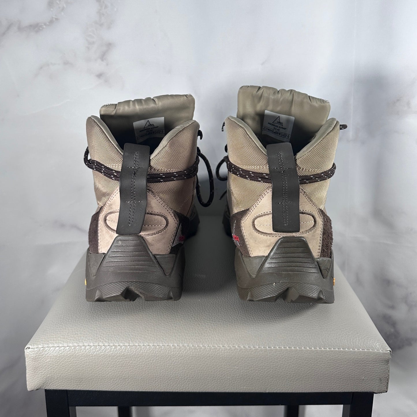 ROA Andreas Strap Boot Taupe Brown