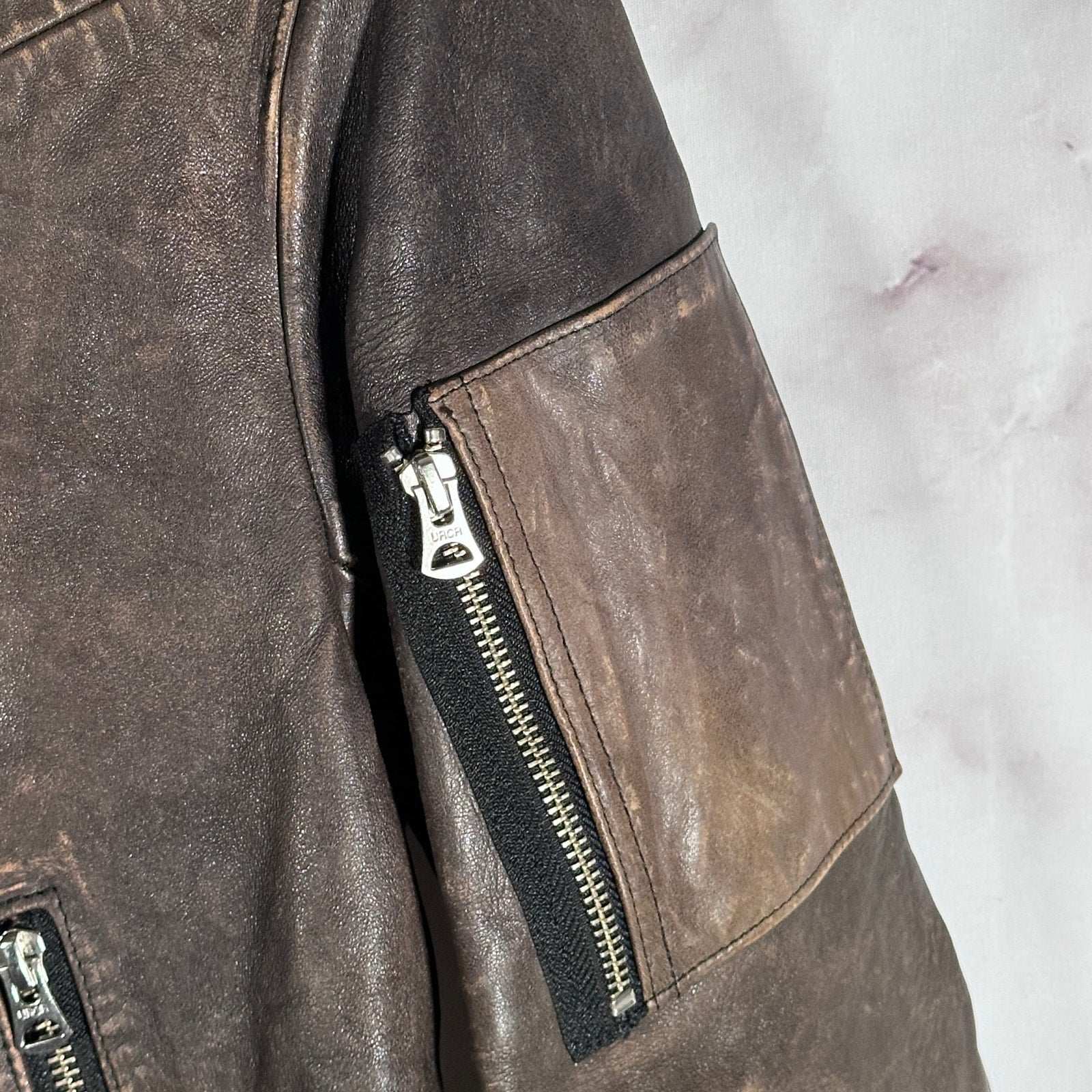 Undercover A/W10 Brown Lamb Leather ‘GiRA’ Jacket