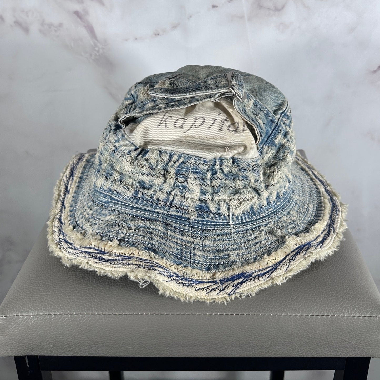 Kapital Boro Denim Bucket Hat