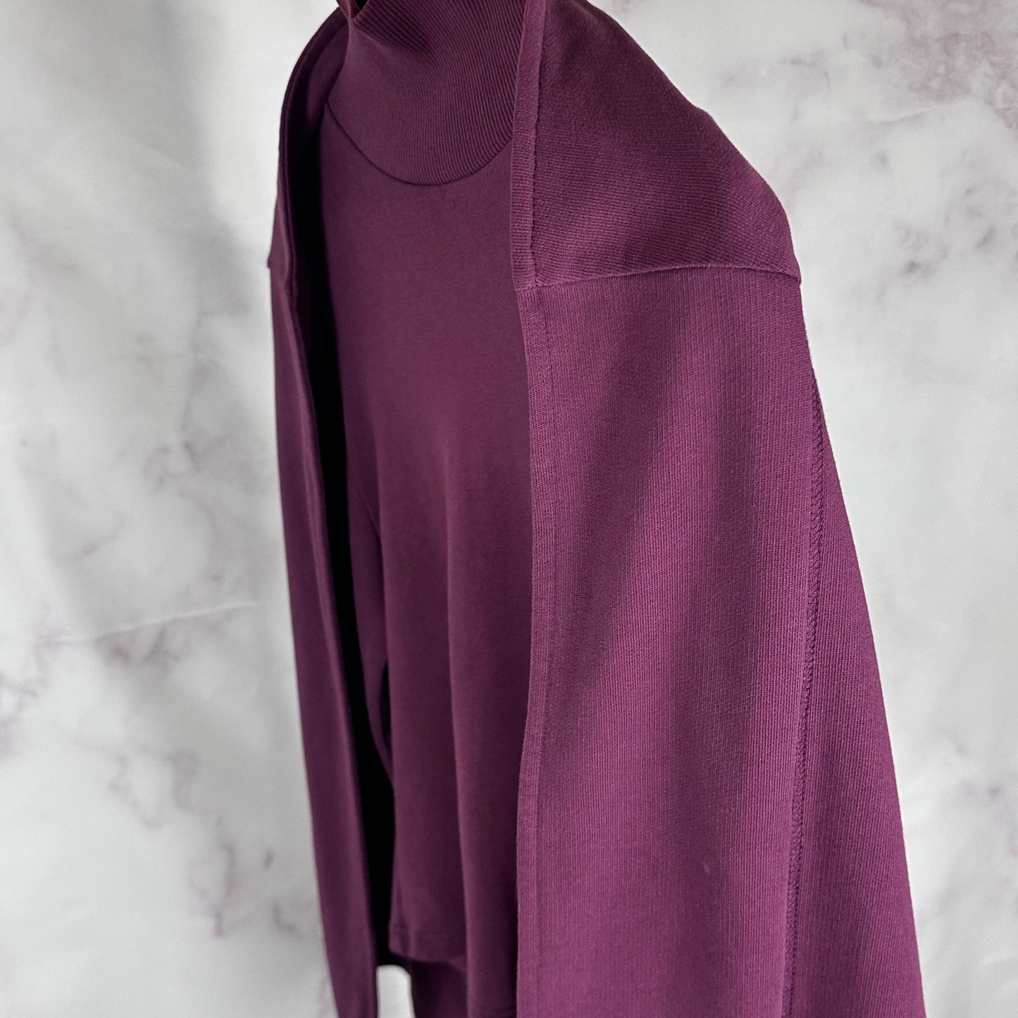 Y/Project Burgundy Flap Layer Sweatshirt