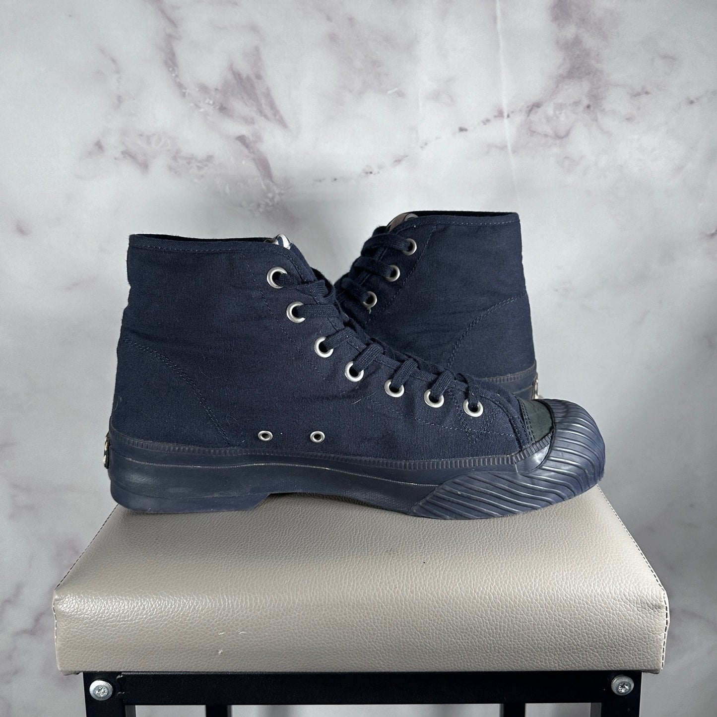 Visvim Kiefer Navy Canvas Trainer