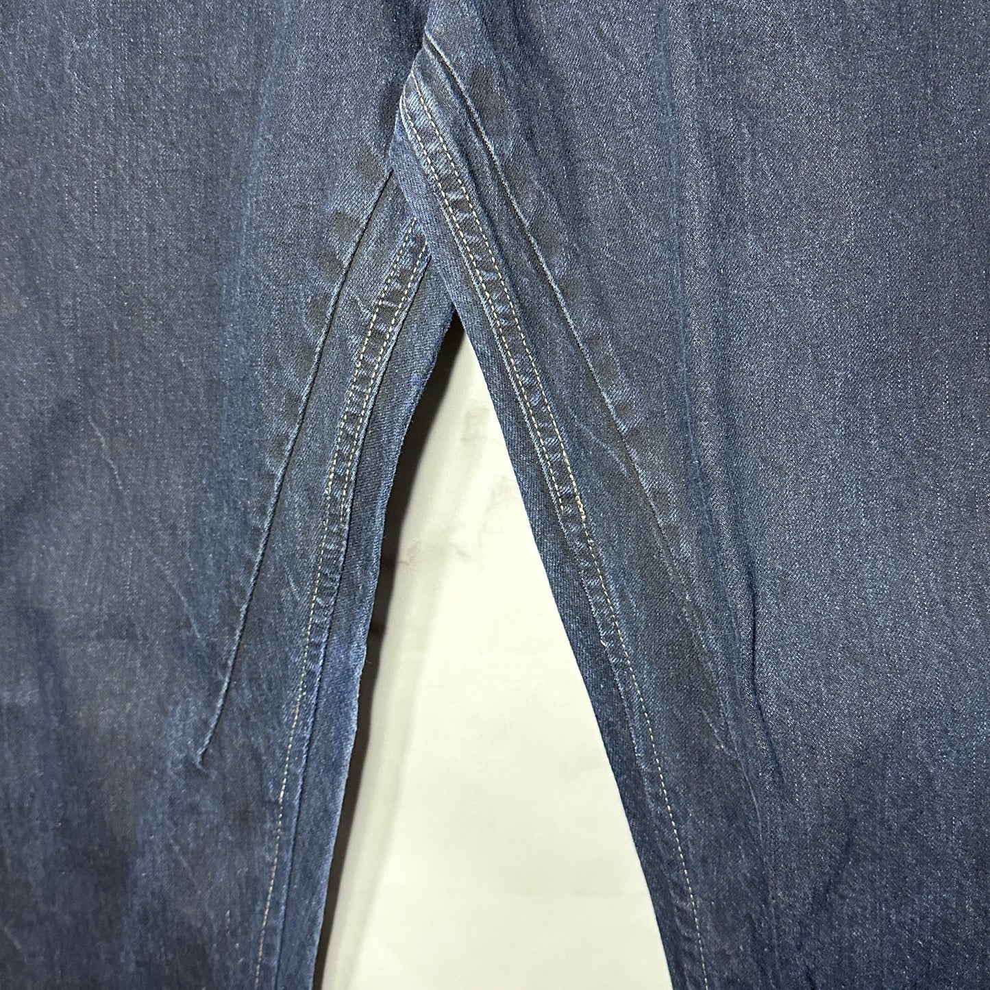 Rick Owens DRKSHDW Hard Blue Berlin Cut Denim
