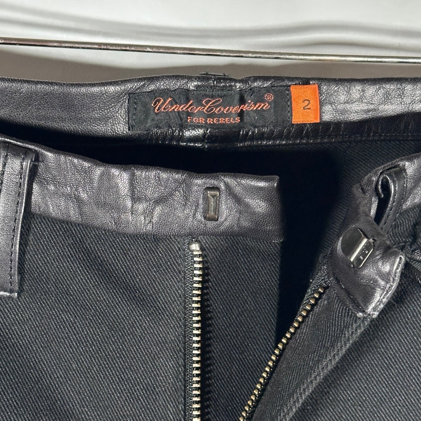 Undercover A/W05 Arts & Crafts Black Cummerbund Denim