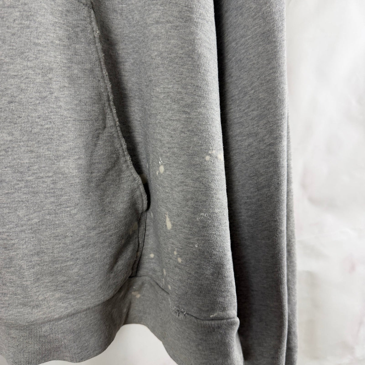 Balenciaga 90/10 Grey Distressed Hoodie