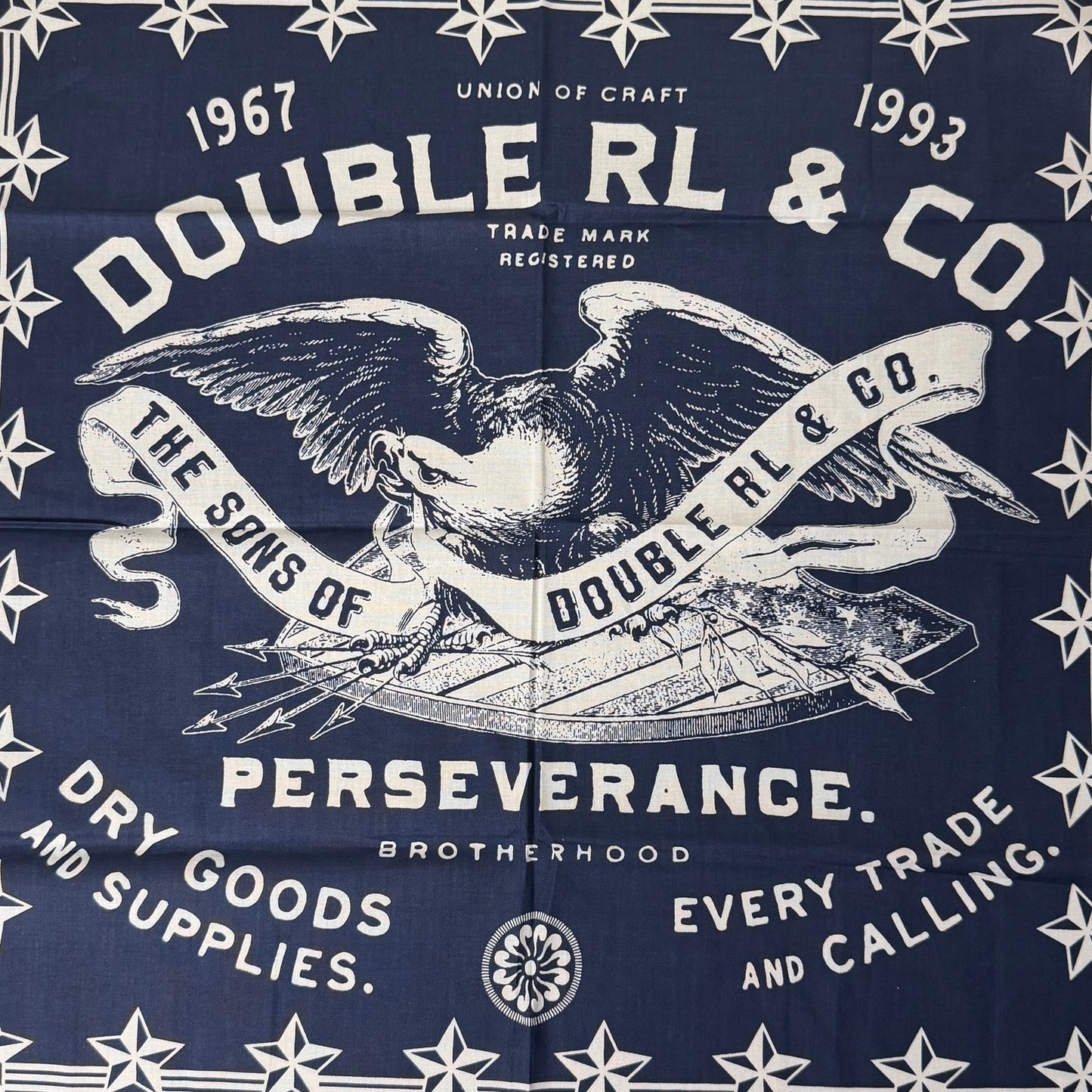 RRL Indigo Eagle Bandana