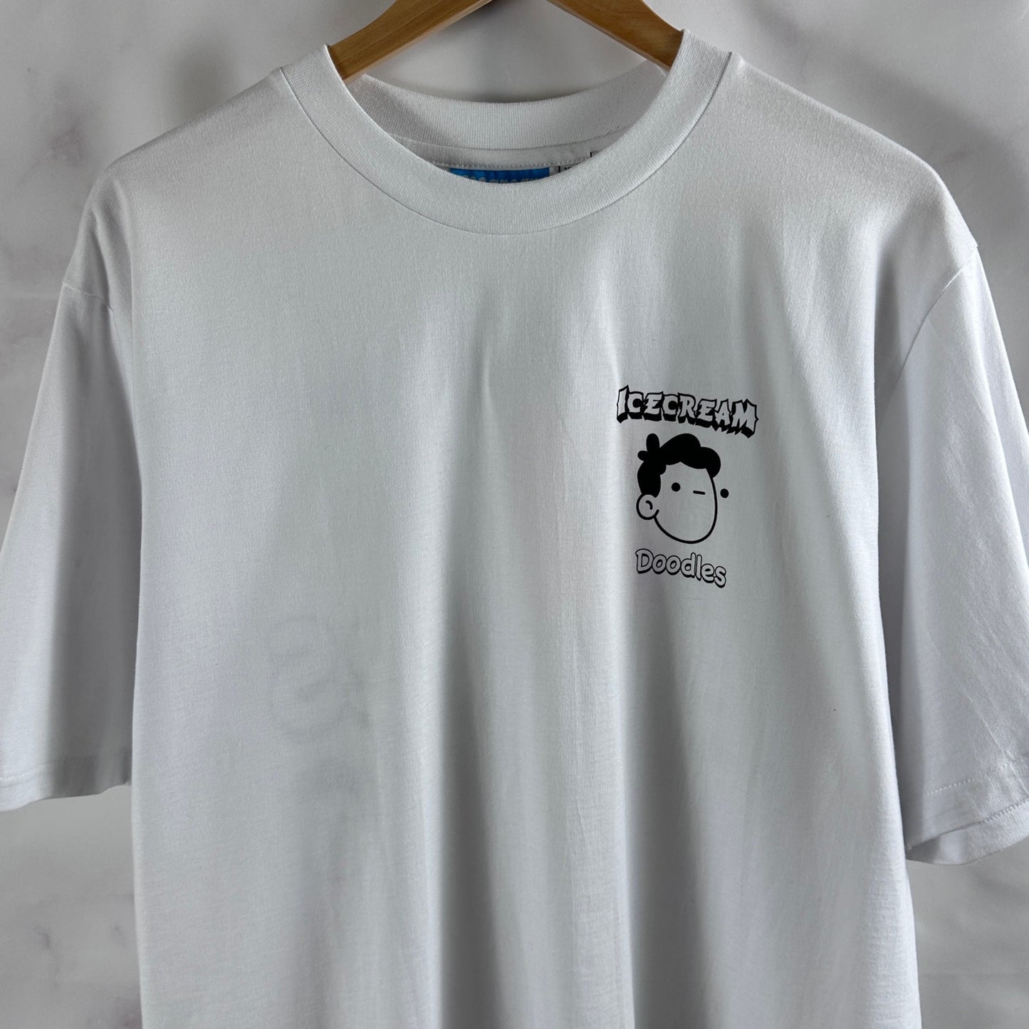 Icecream x The Doodles White Coloring Tee