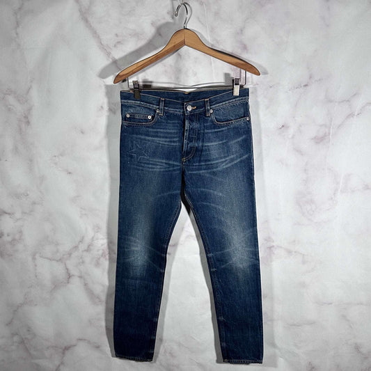 Golden Goose Deluxe Blue Slim Denim