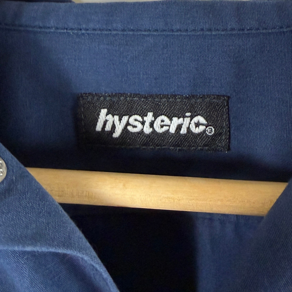 Vintage Hysteric Glamour Blue Mechanics Work Shirt