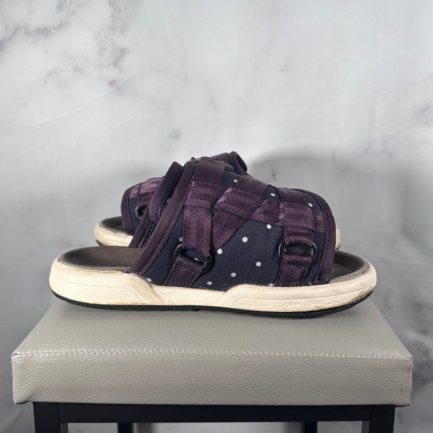 Visvim Navy Purple Polka Dot Christo