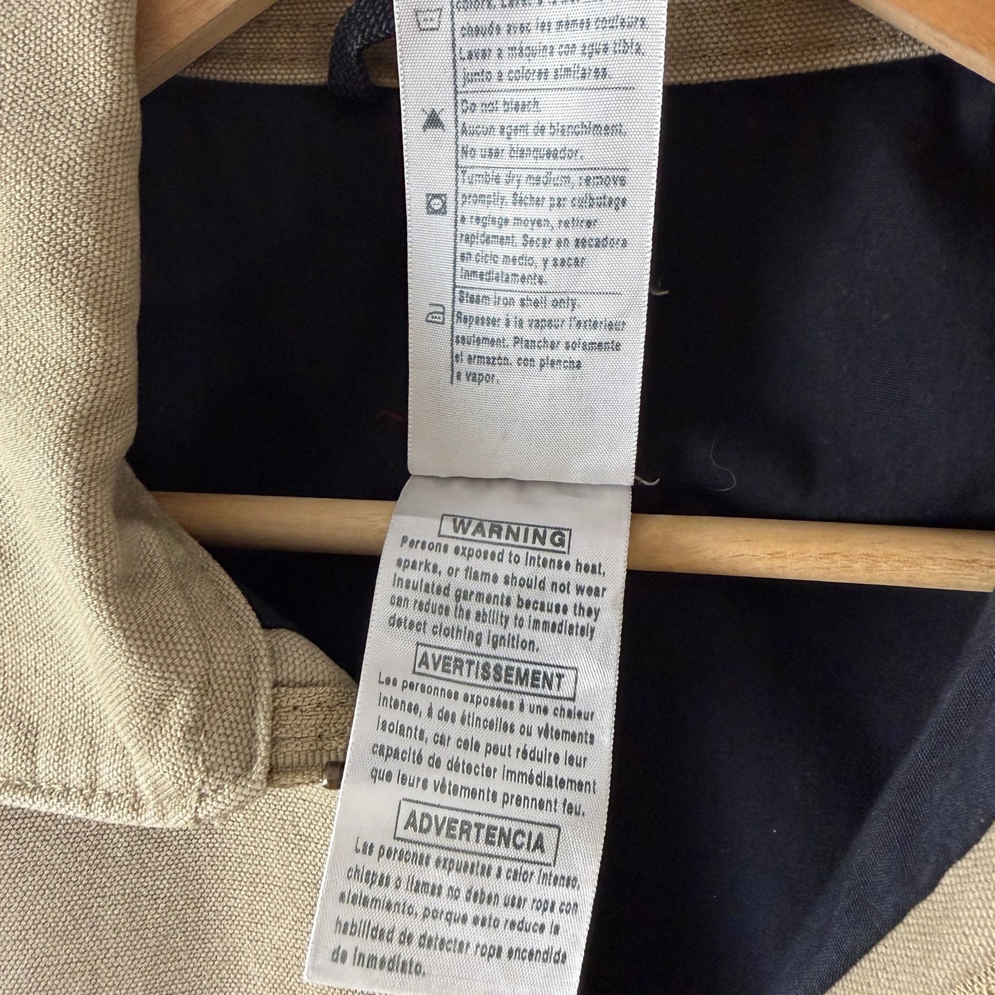 Carhartt Tan Traditional Detroit Chore Coat
