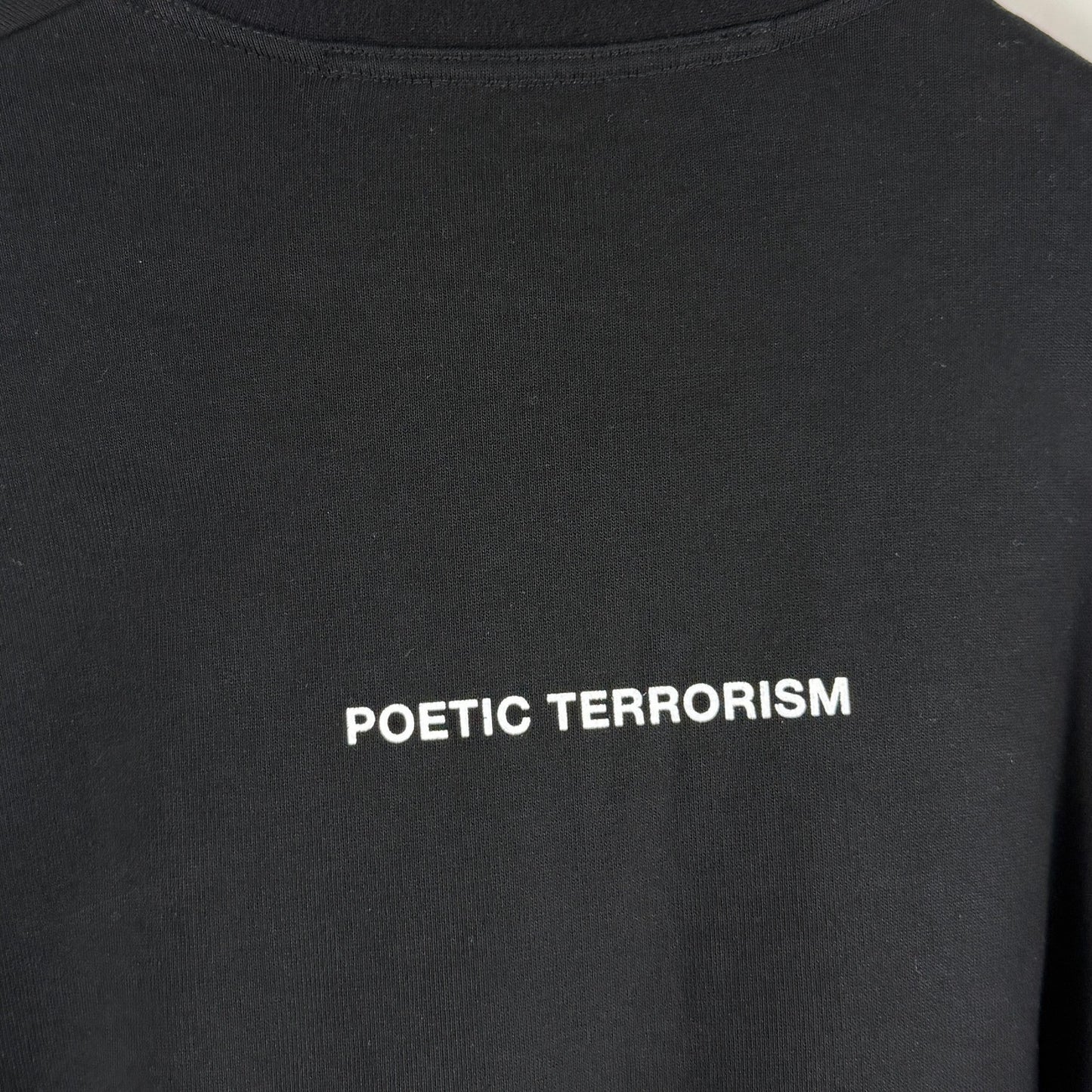 Julius F/W19 Poetic Terrorism Black Photo Crewneck