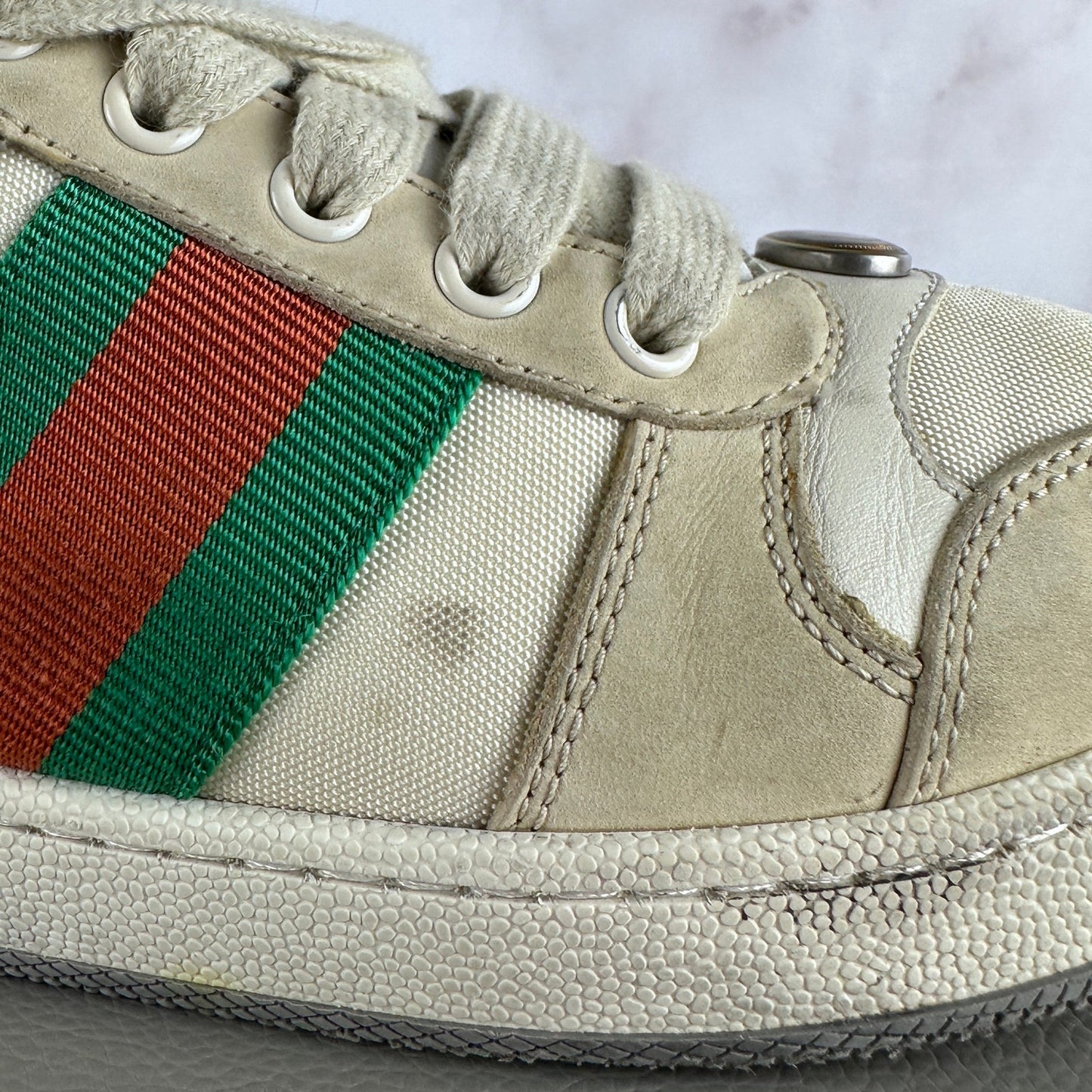 Gucci Screener Low Cream
