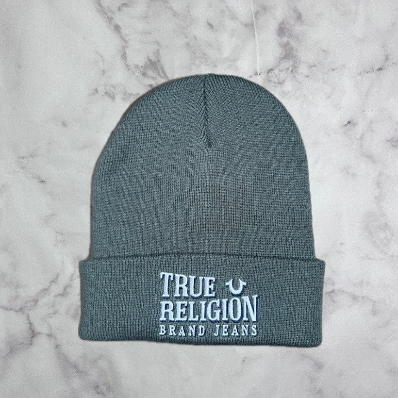 True Religion Kalamata Tribal Embroidered Beanie