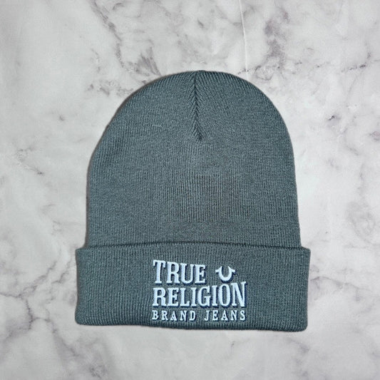 True Religion Kalamata Tribal Embroidered Beanie