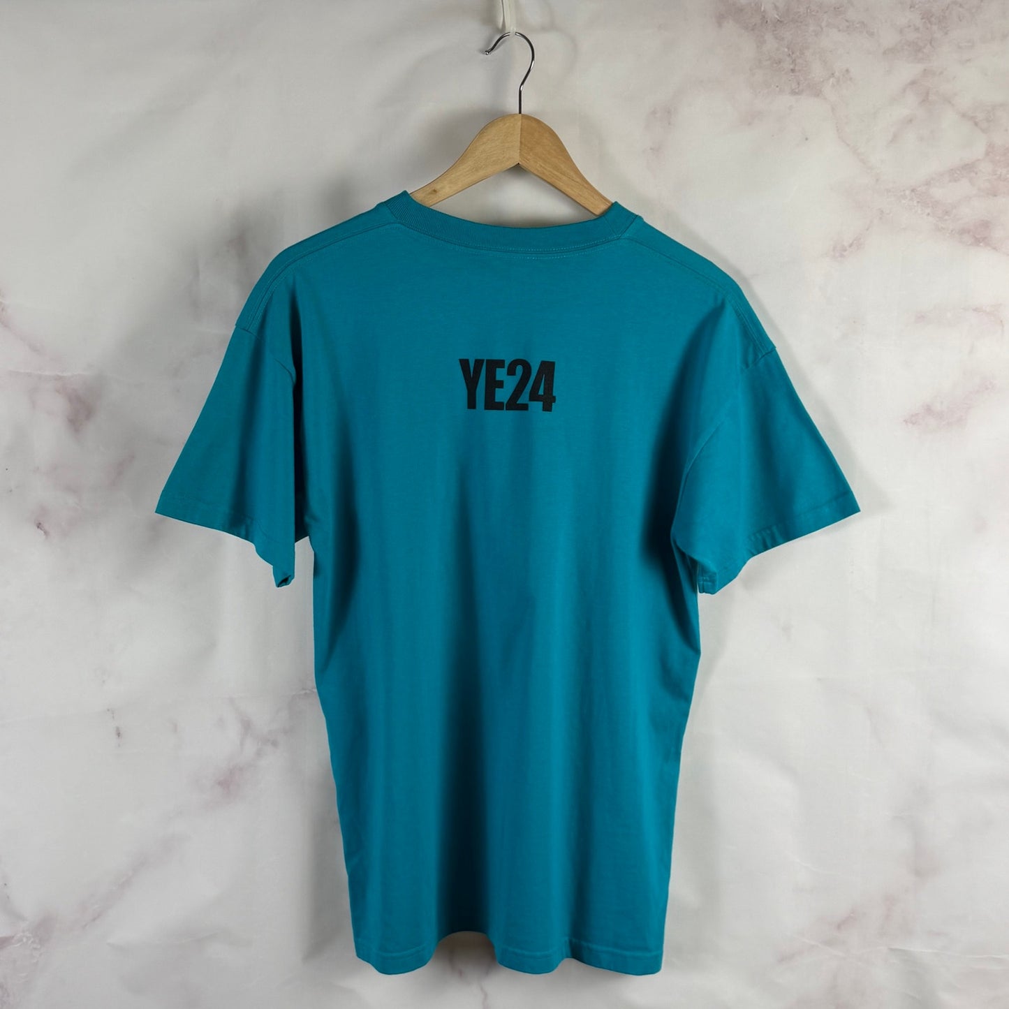 Balenciaga YE24 Turquoise Jersey Tee