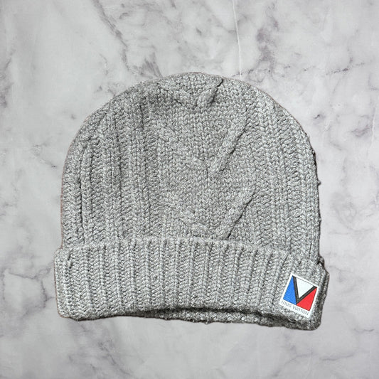 Louis Vuitton Grey V Logo Wool Beanie