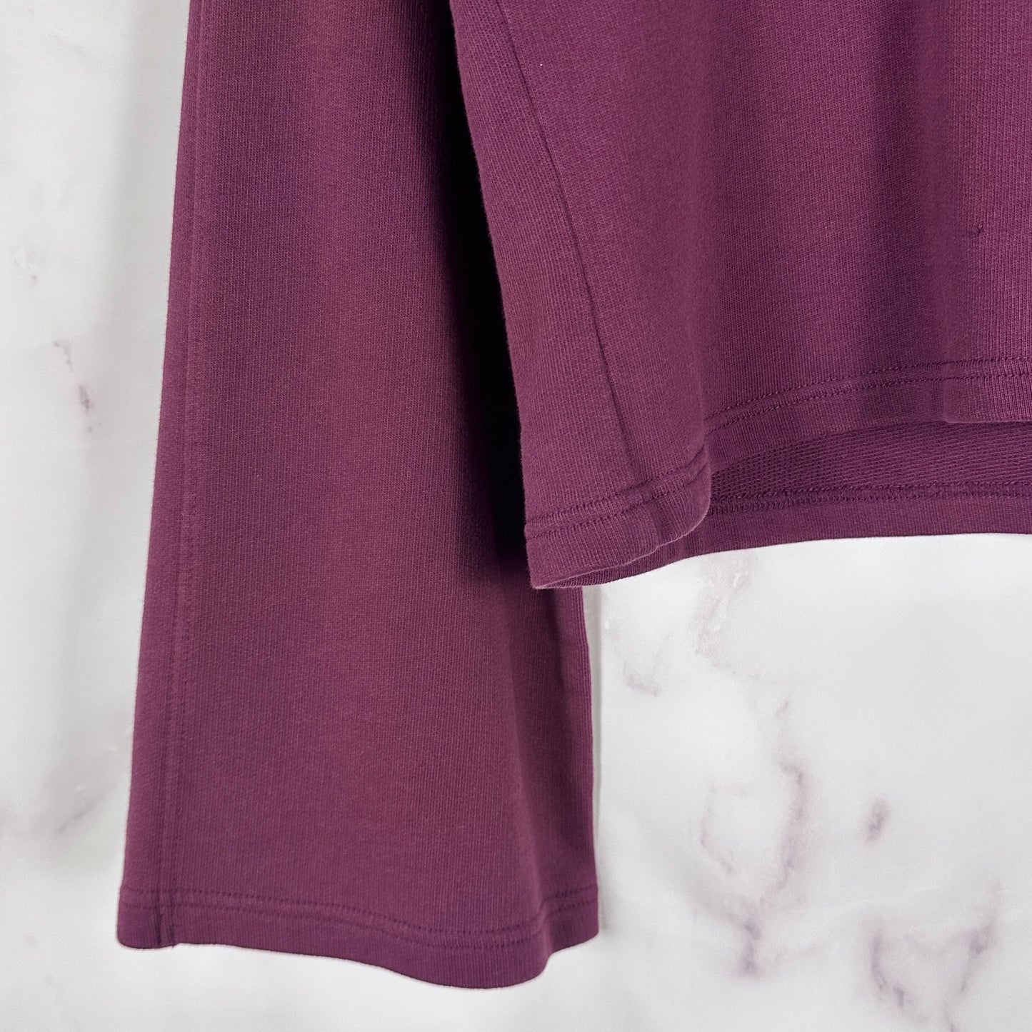 Y/Project Burgundy Flap Layer Sweatshirt