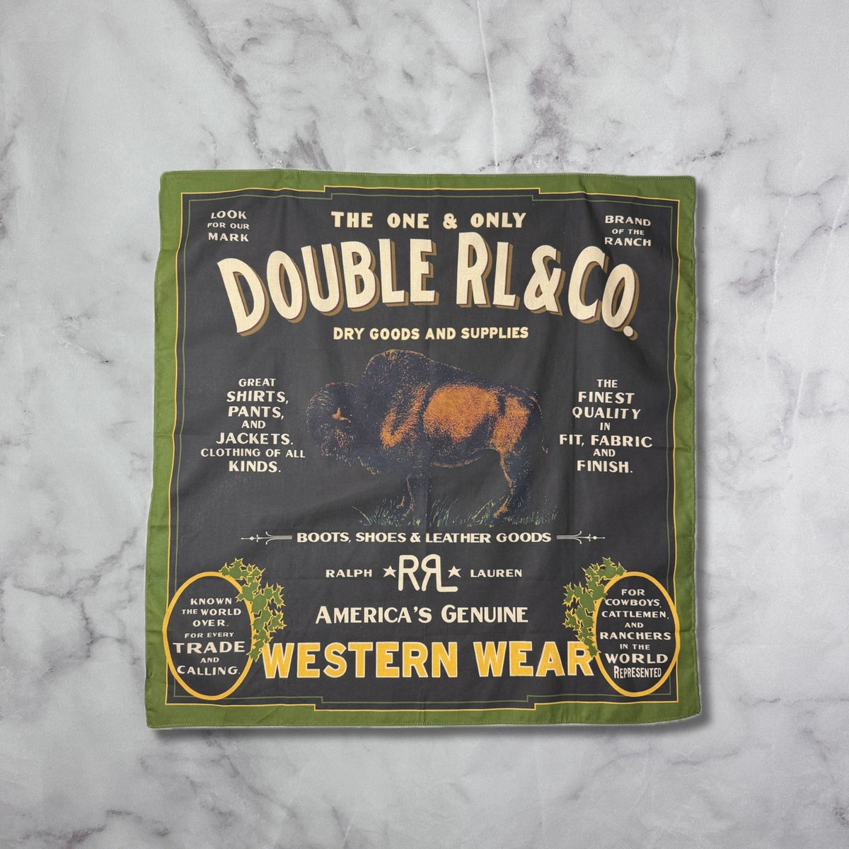 RRL Double RL&Co. Dry Goods Indigo Bandana