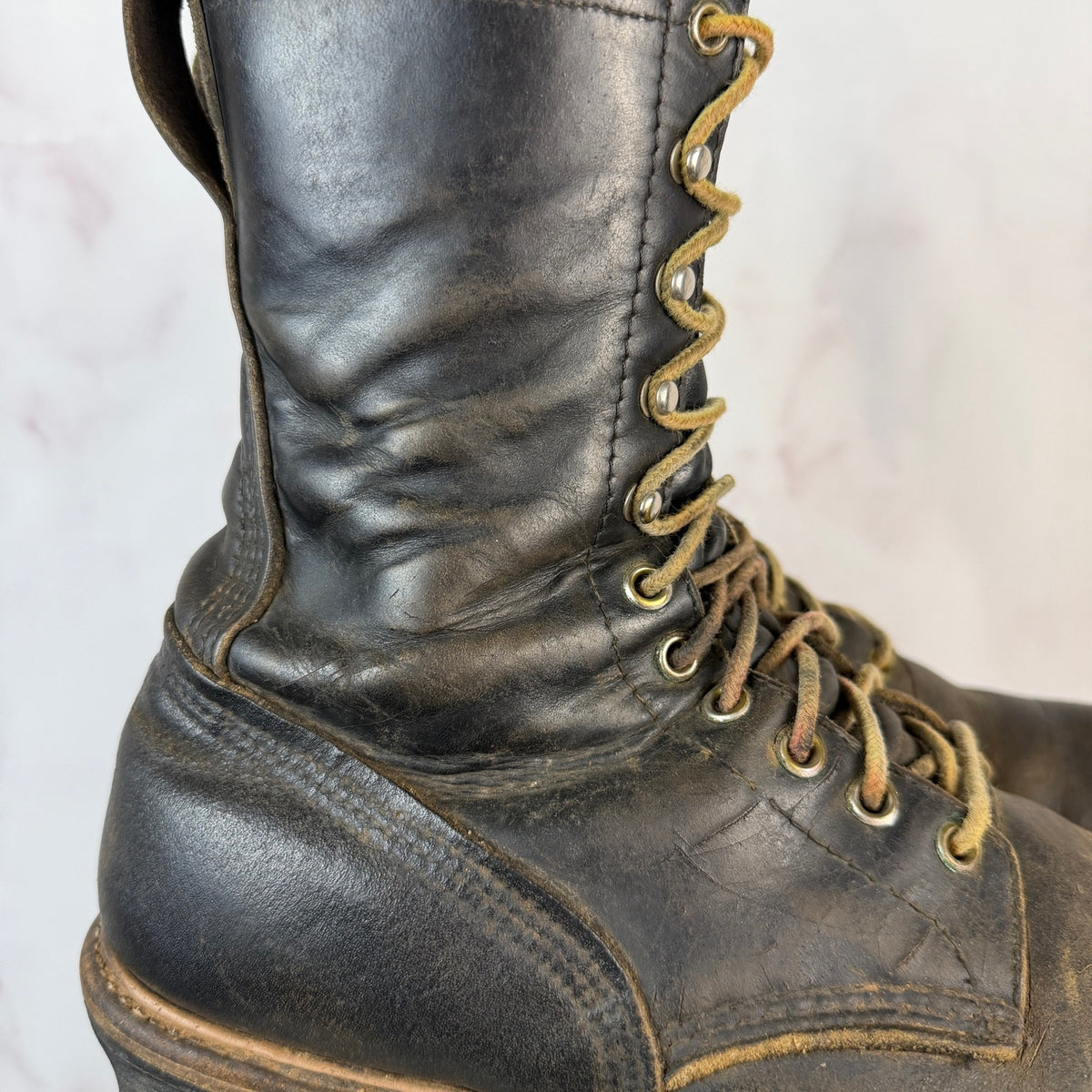 Red Wing 218 Logger Brown Leather Boots