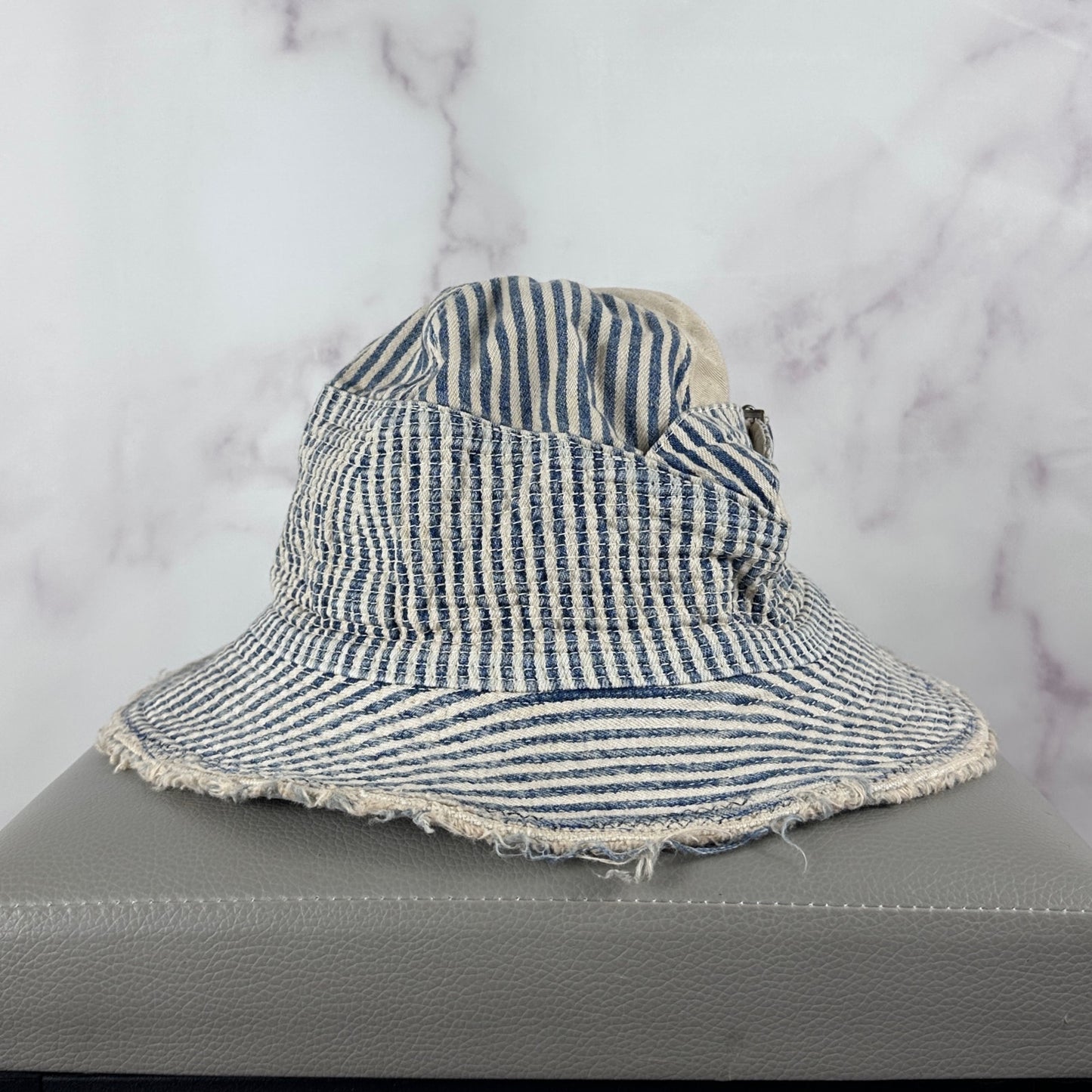 Kapital Old Man & The Sea Striped Boro Bucket Hat