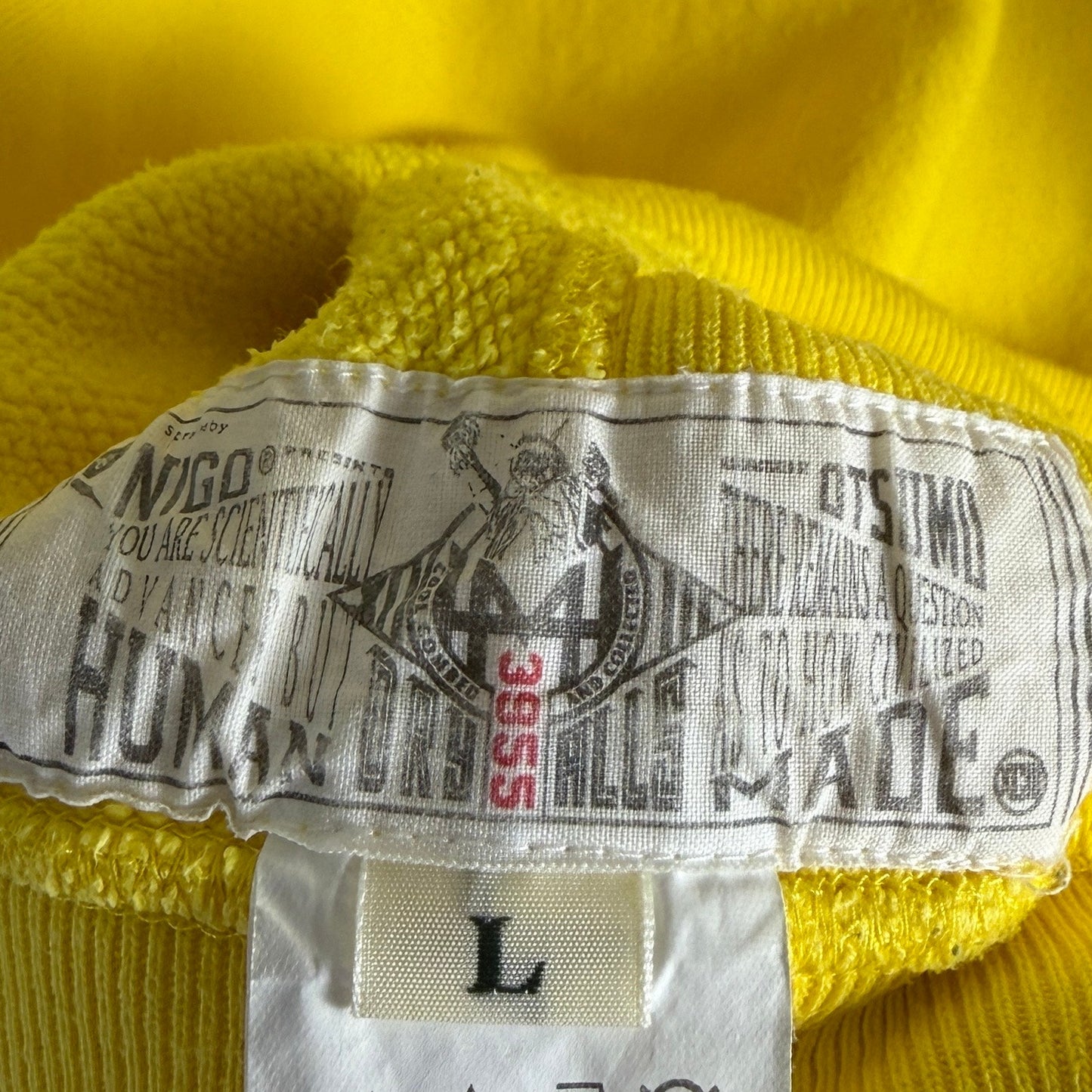 Human Made Dry Alls Yellow Hoodie