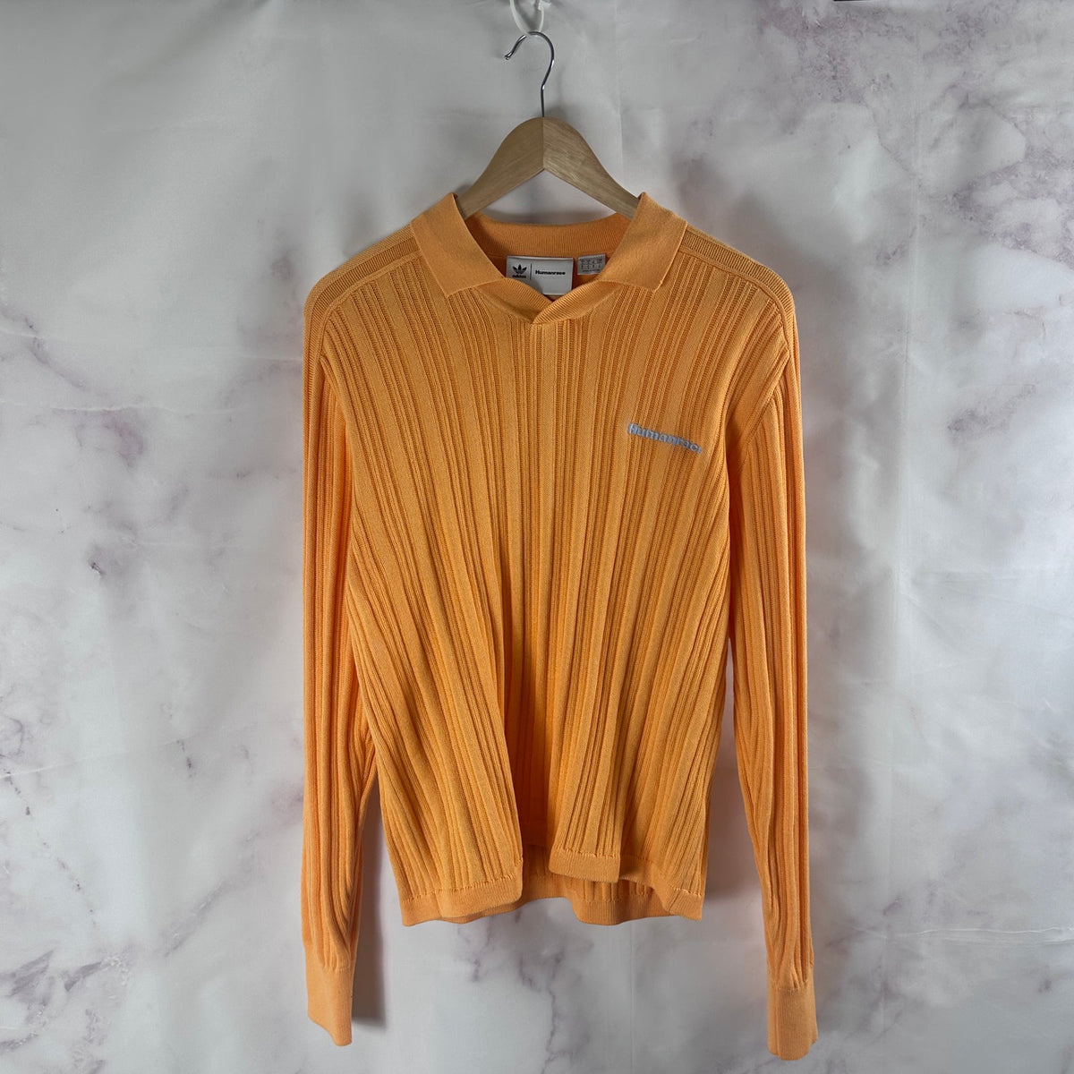 Adidas Humanrace Hazy Orange Knit Longsleeve Jersey