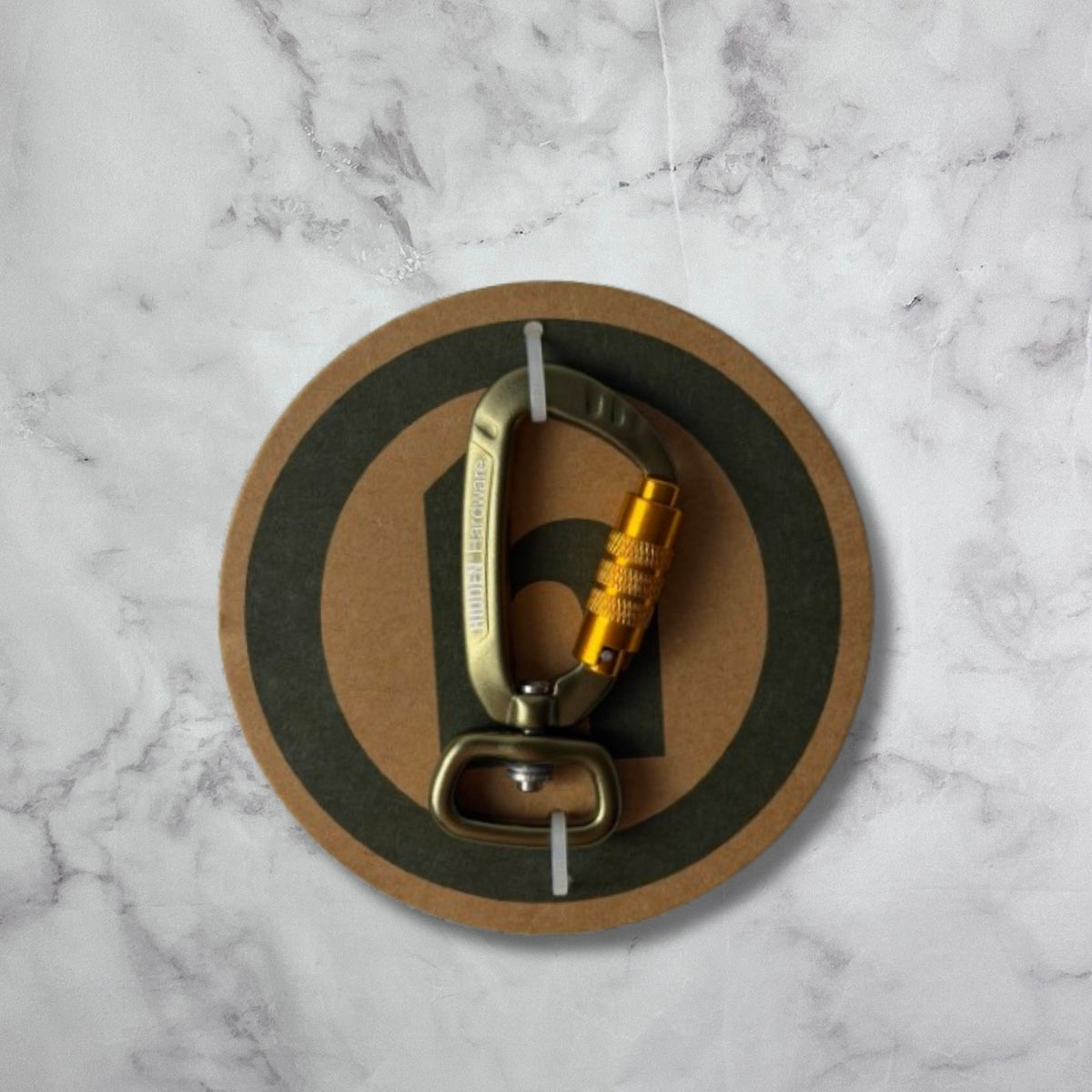Hidden NY Golden Cypress Locking Carabiner