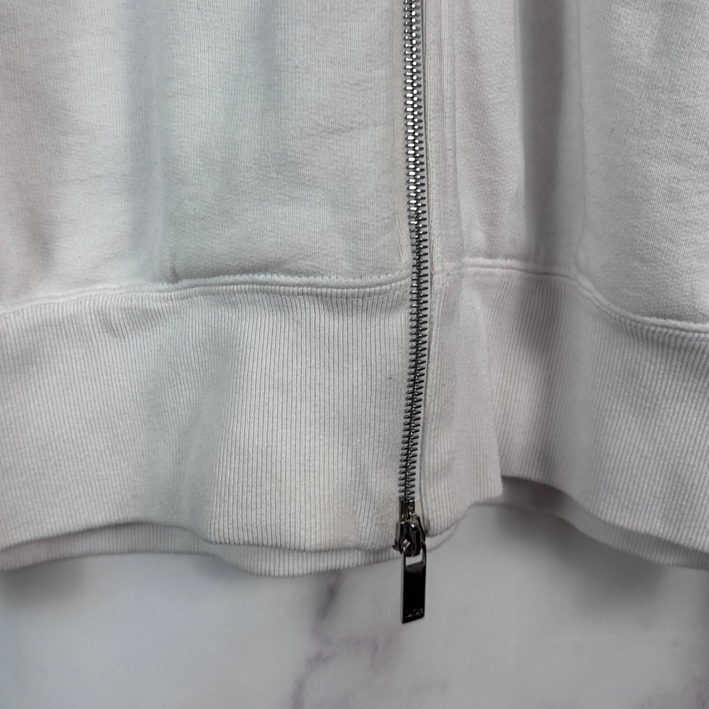 Dior x Kenny Scharf White/Navy Zip-Up Sweatshirt