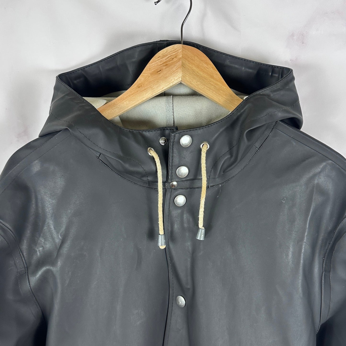 Stutterheim Black Stockholm Rain Coat