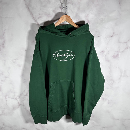 Wallys LA Green Logo Hoodie