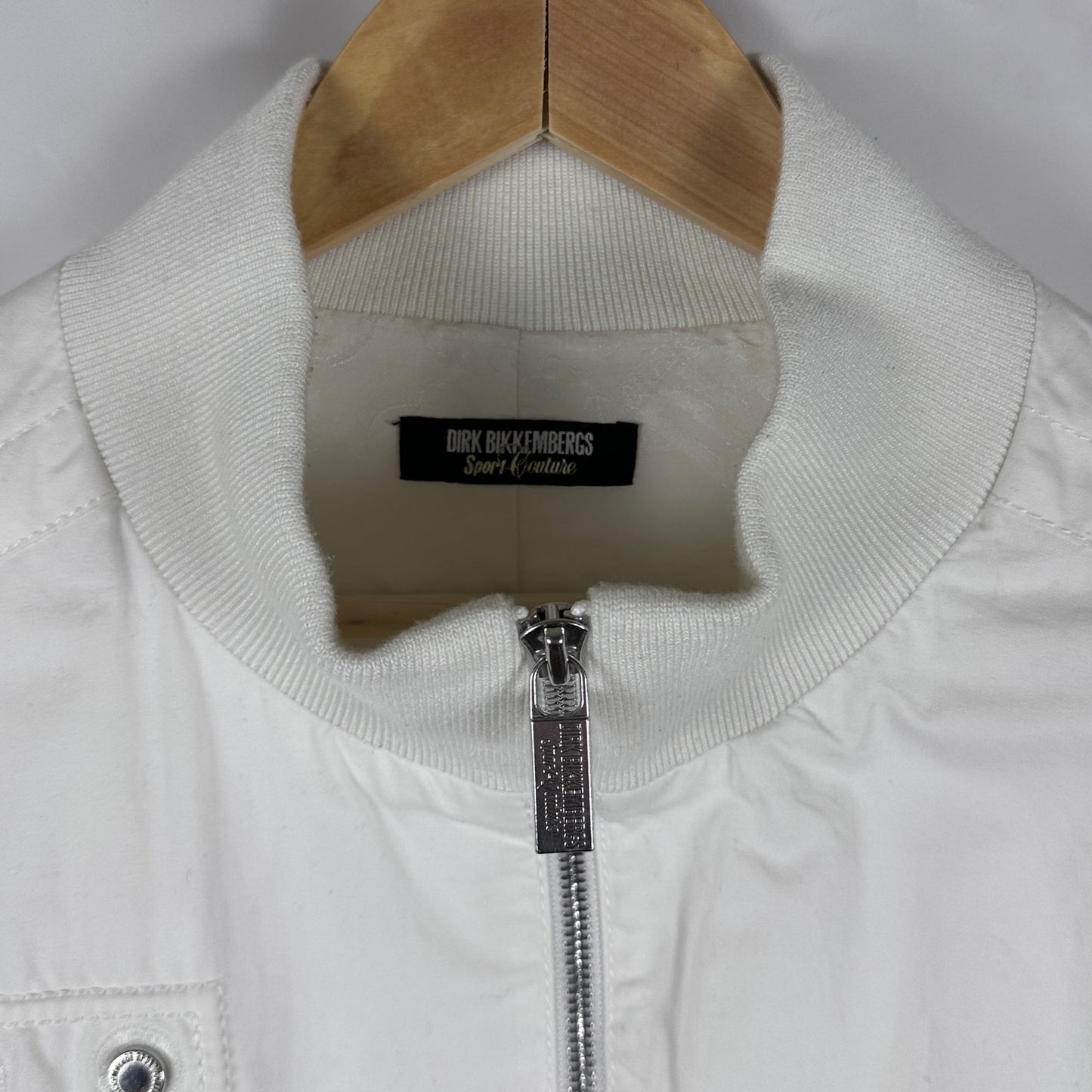 Dirk Bikkembergs S/S09 White Sports Couture Button Jacket