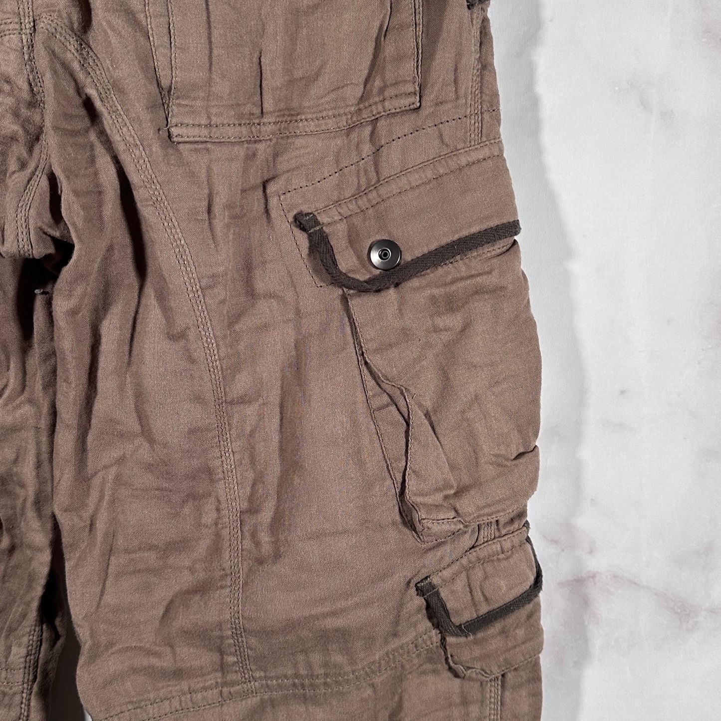 PPFM Brown Multi-Pocket Cargo Pants