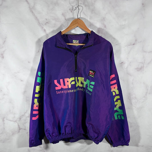 Vintage SurfStyle Iridescent Purple Light Jacket