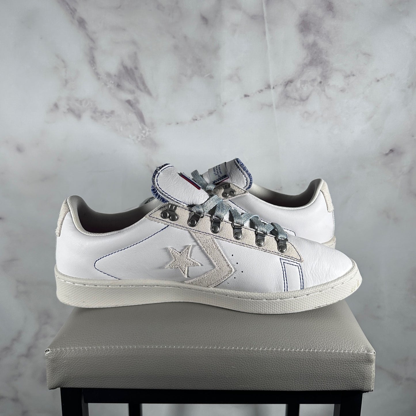 Converse x pgLang Pro Leather White