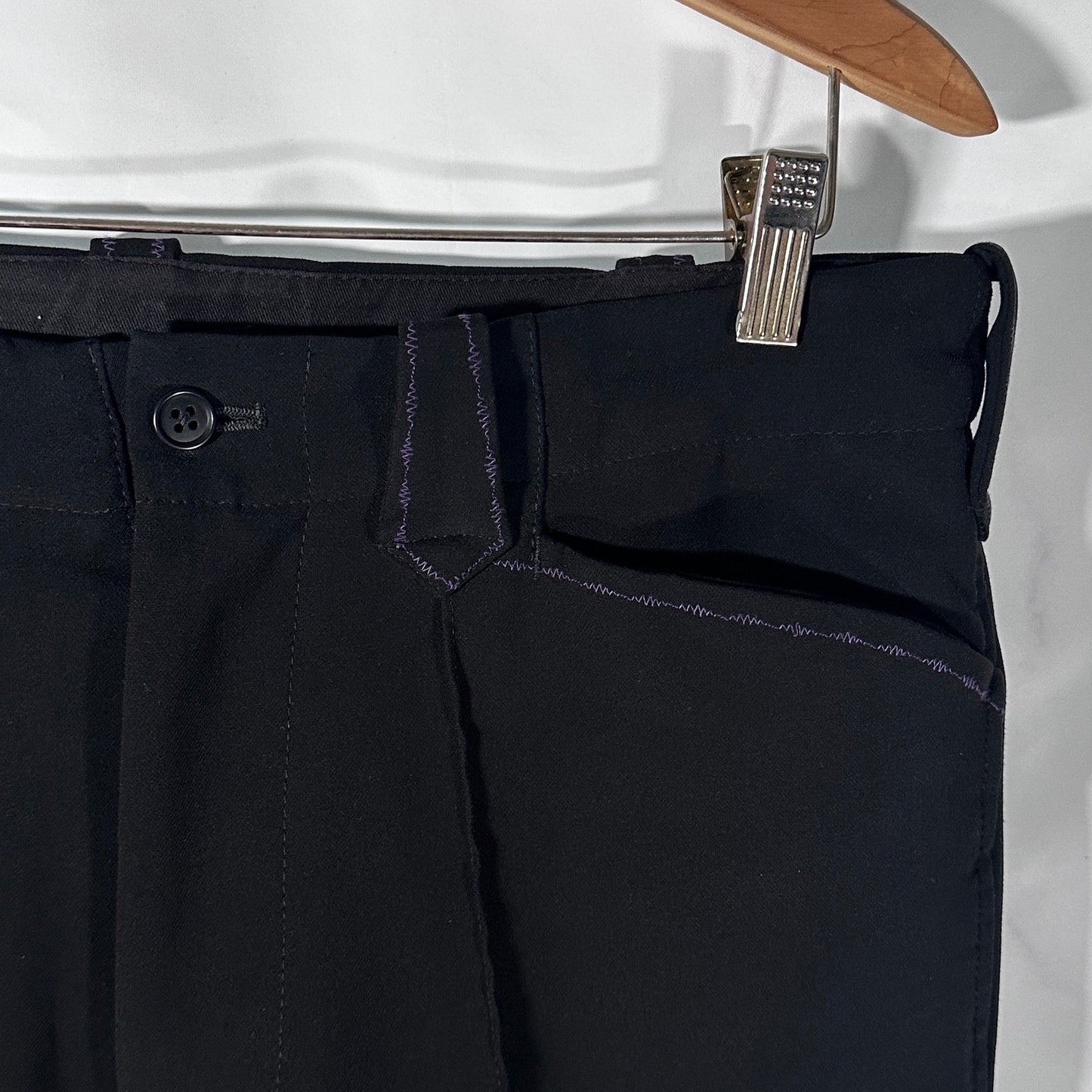 Needles Black Western Leisure Boot Cut Pants