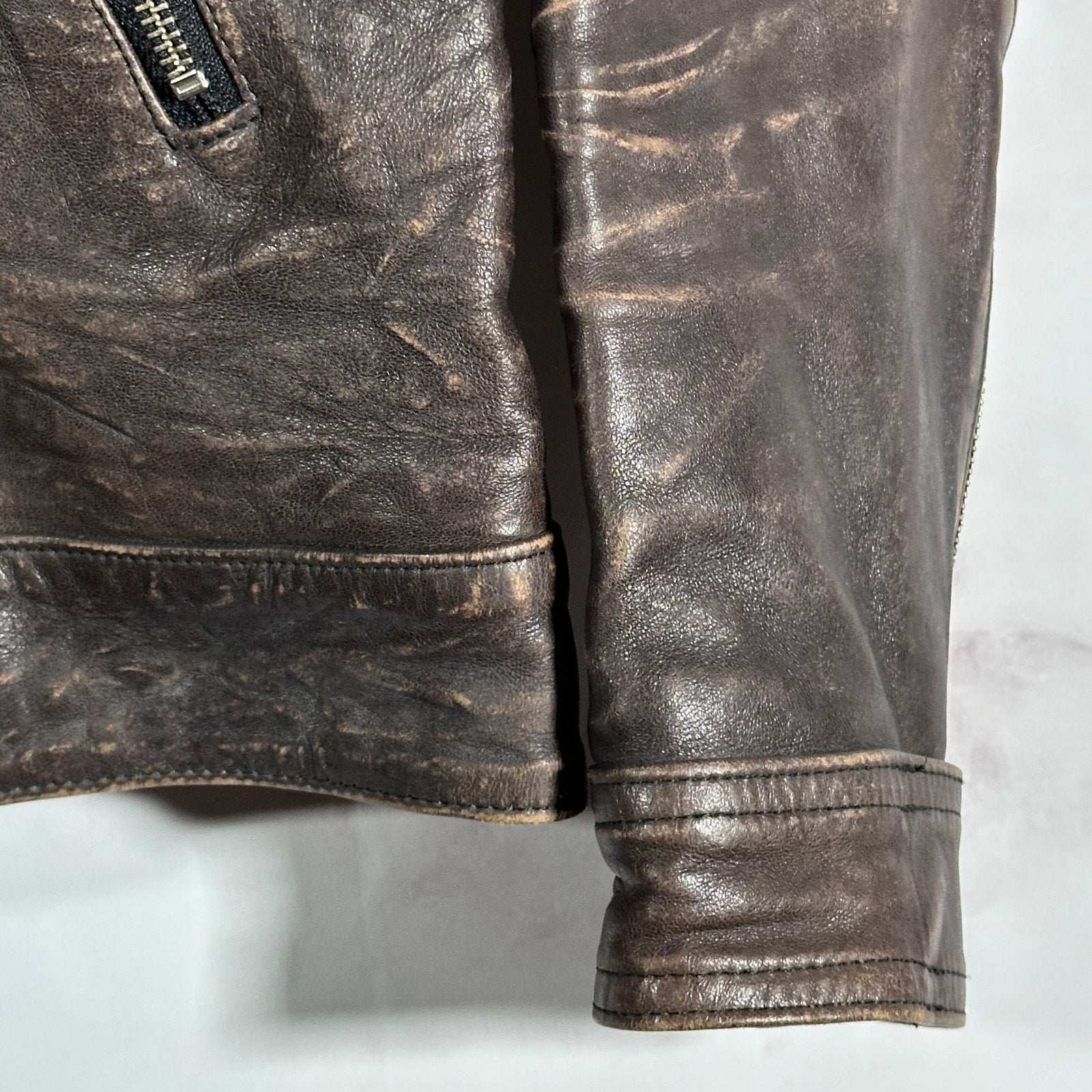 Undercover A/W10 Brown Lamb Leather ‘GiRA’ Jacket