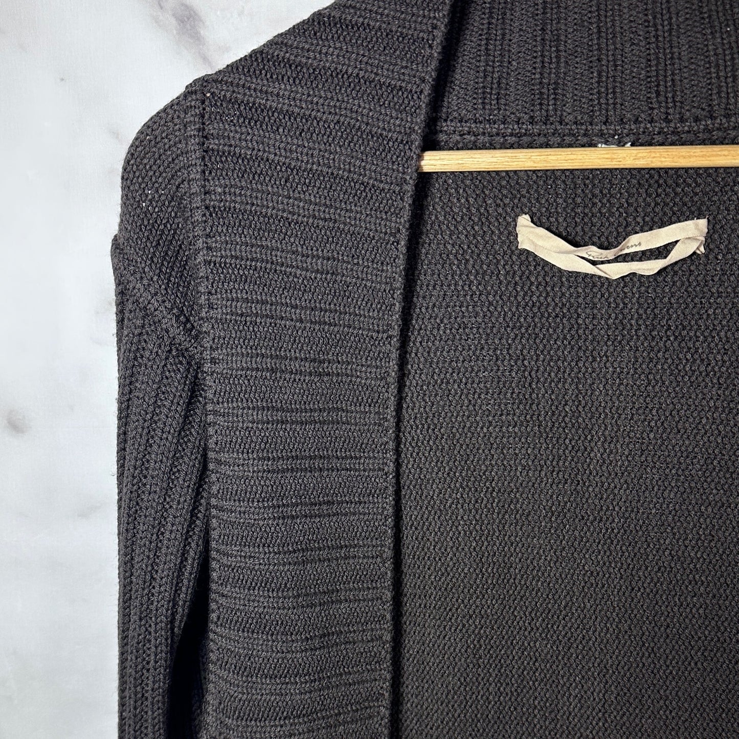Rick Owens F/W03 Black Triangle Cardigan