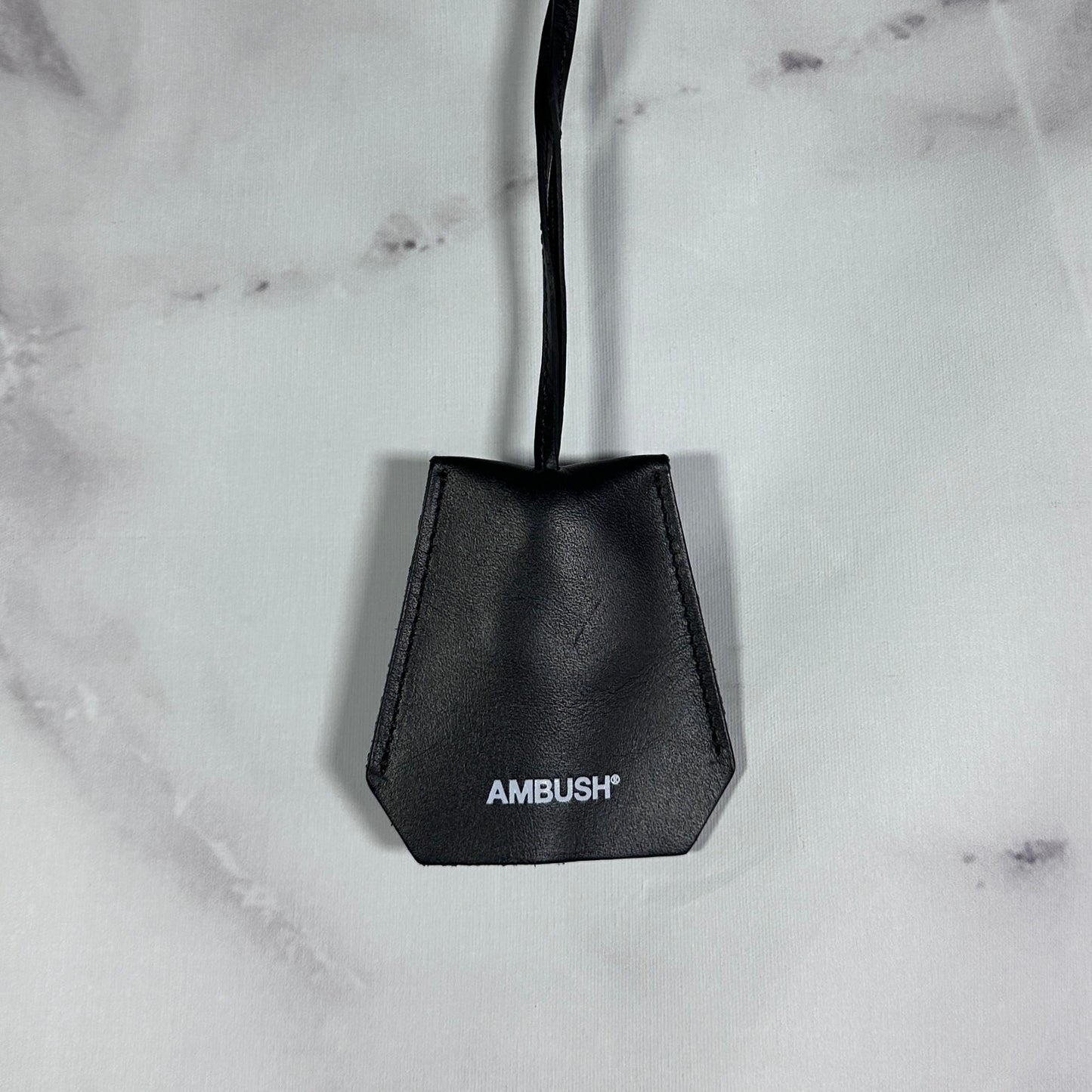 Ambush Black Leather Keycase Pendant