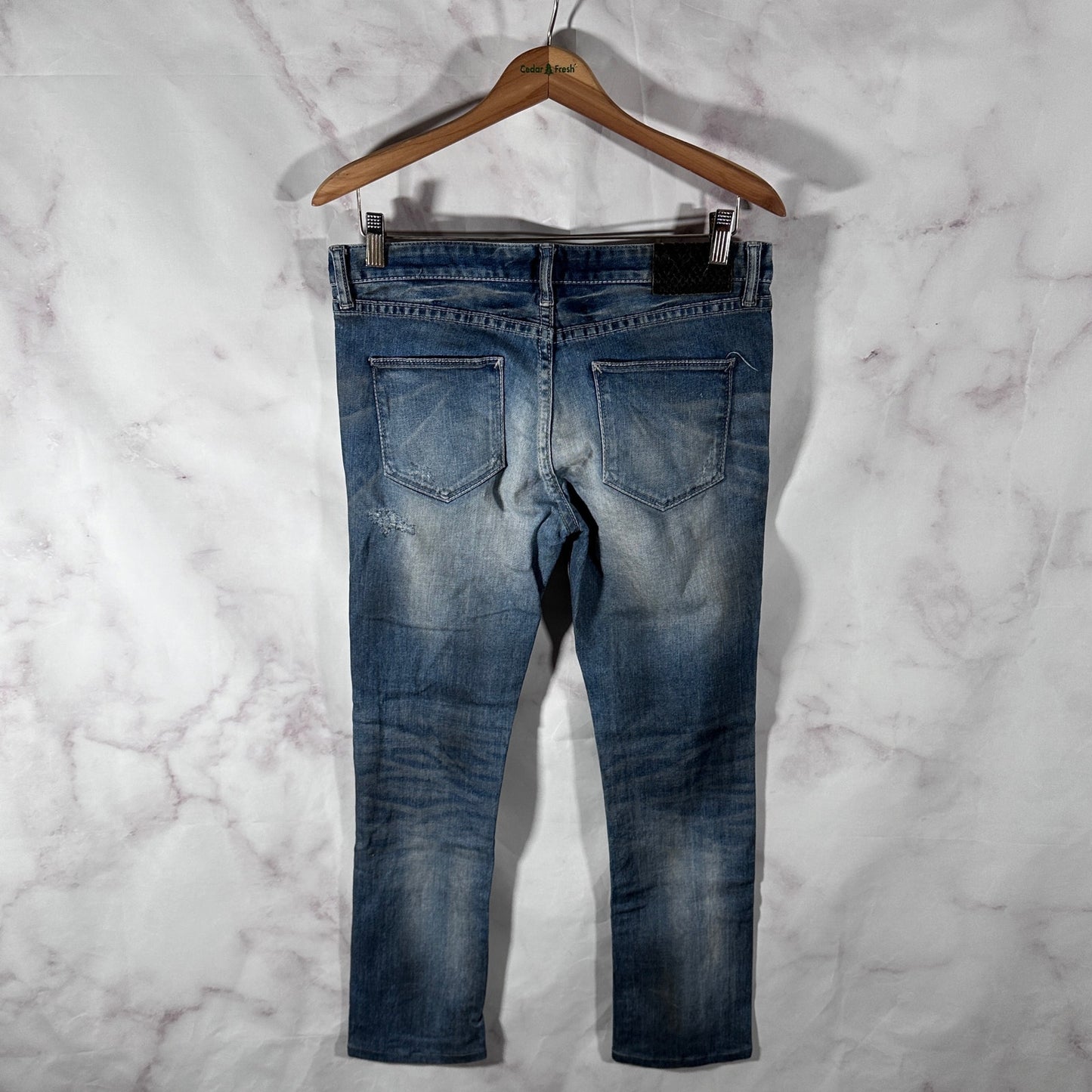 Gostar de Fuga Distressed Blue Denim